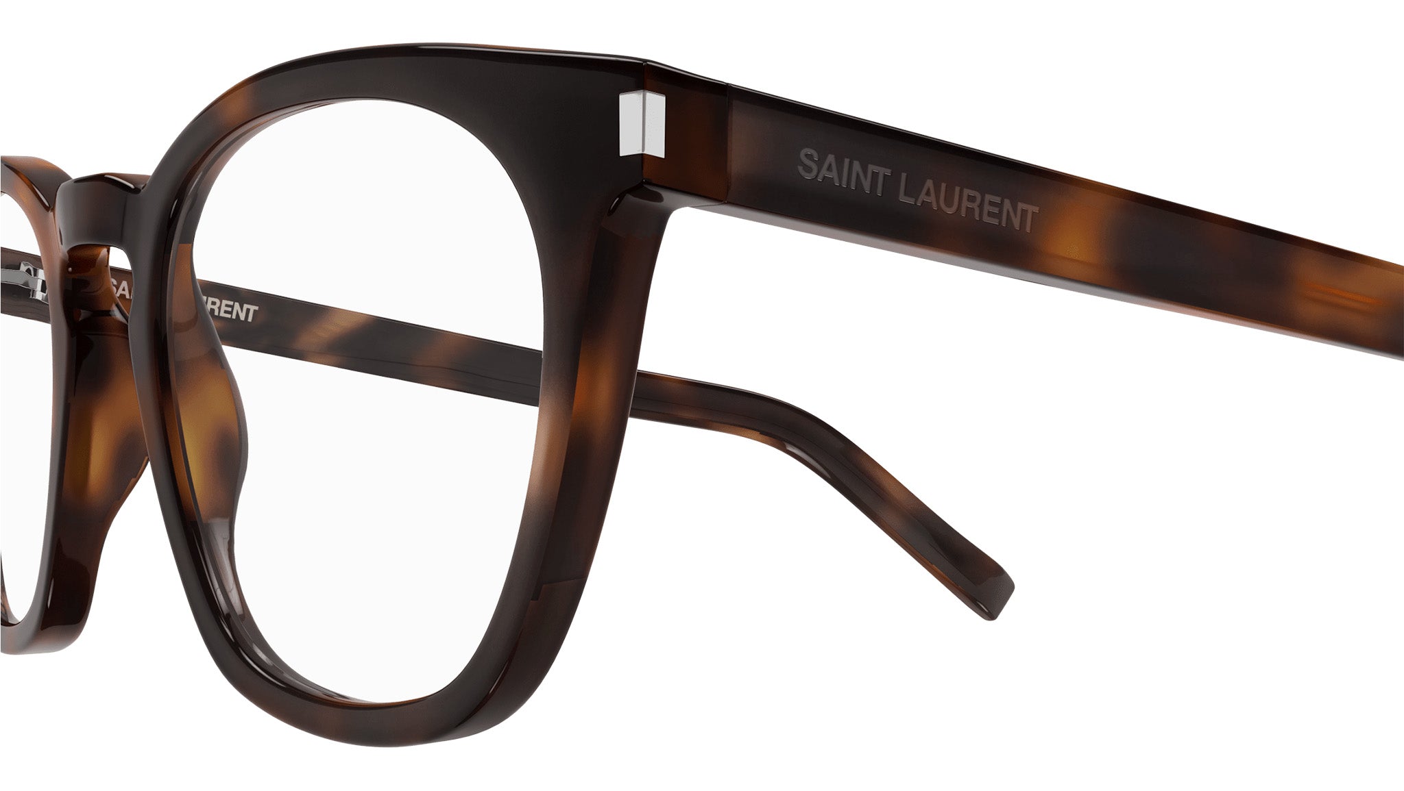 Saint Laurent SL 28 Opt Shiny Havana Optical Frame - eye-oo.com