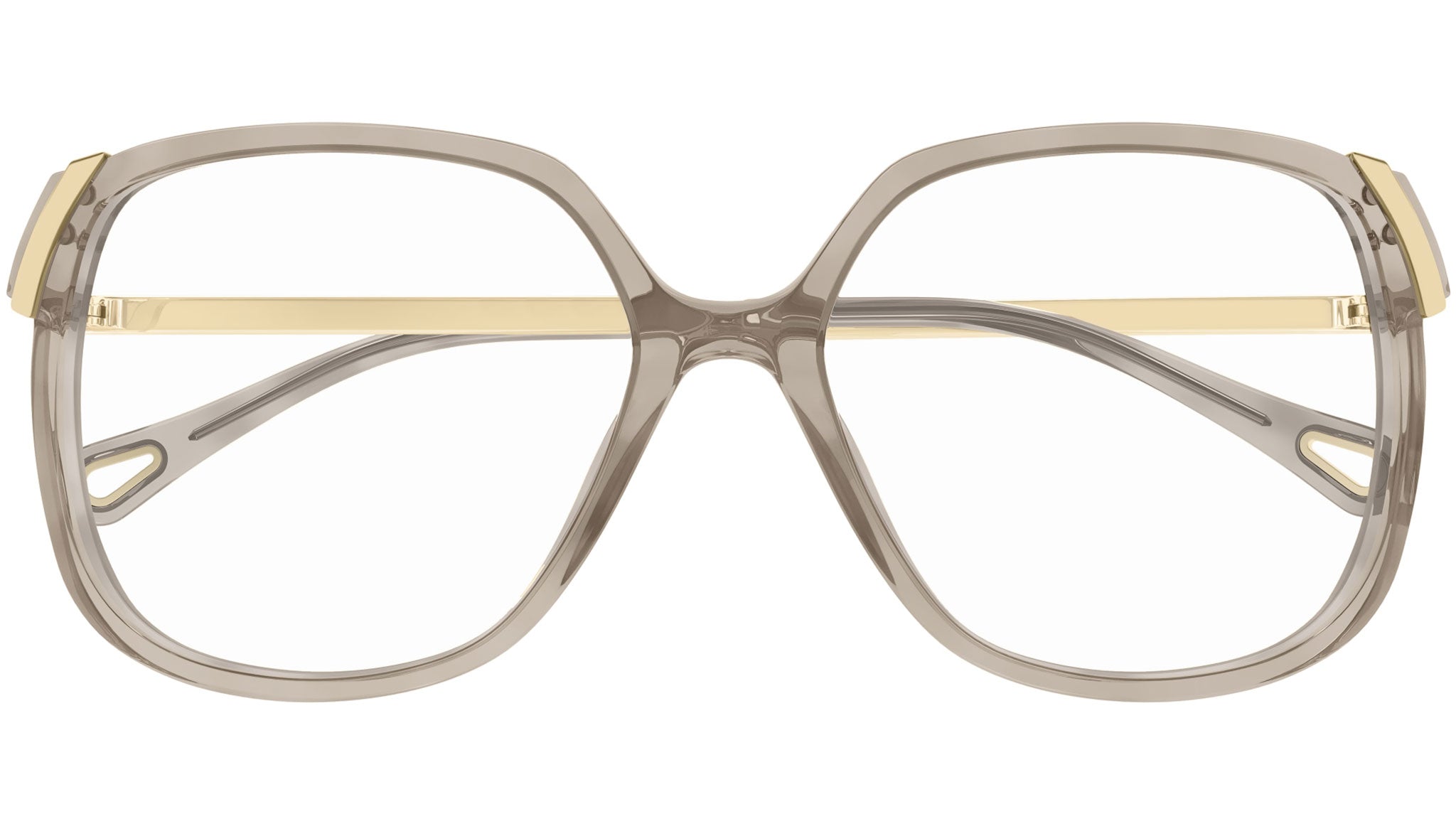 CH0287O Chloé Rectangular Eyeglasses 004 Brown - eye-oo.com display picture 3
