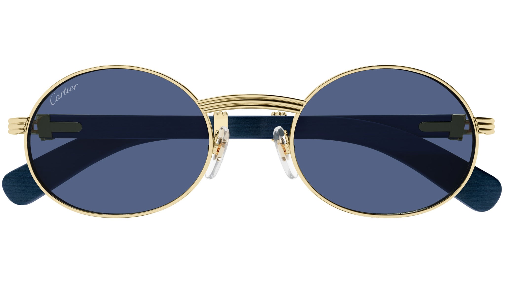Cartier CT0464S 004 Sunglasses Shiny Gold - eye-oo.com
