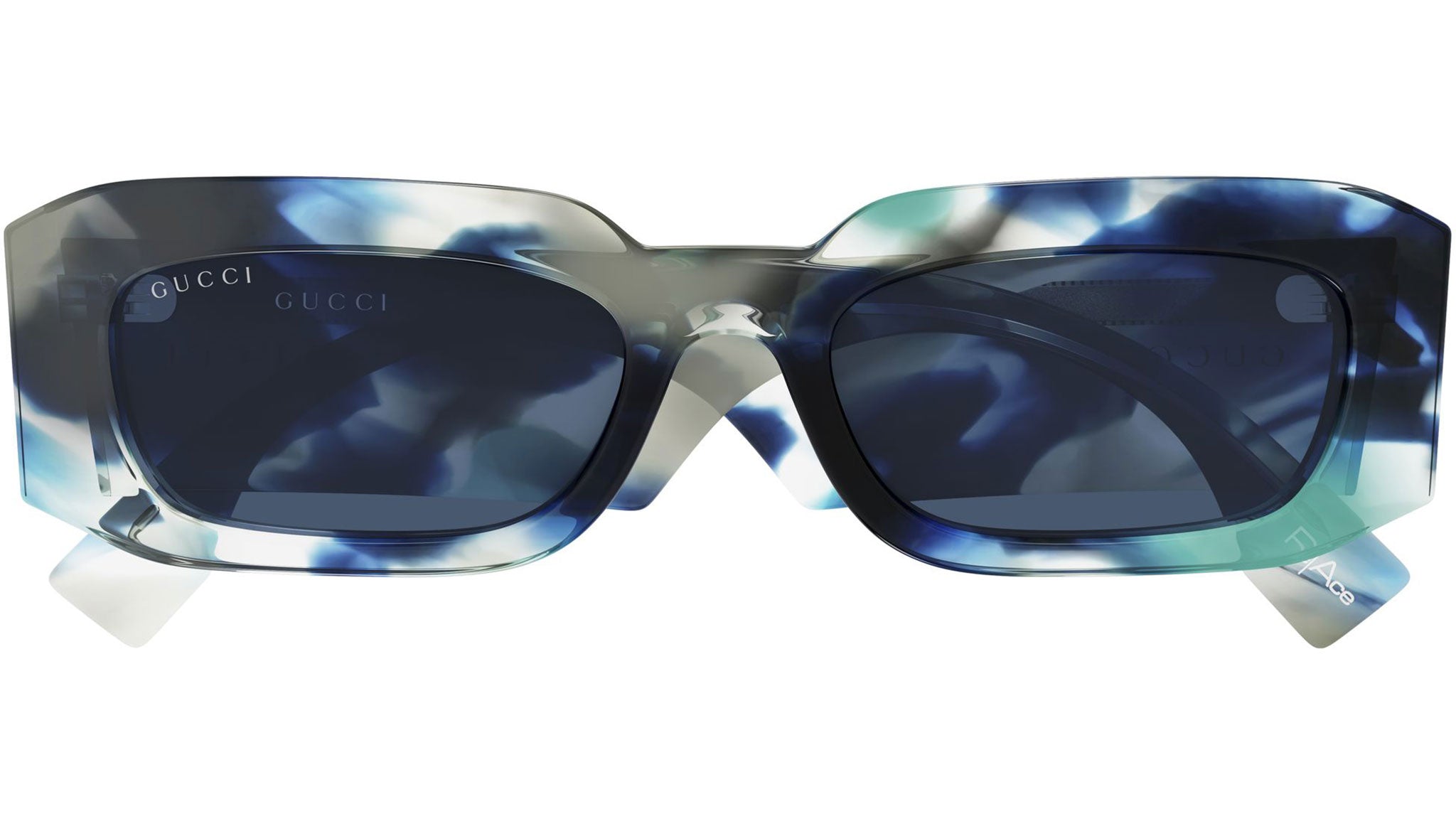 GUCCI ブルーレンズ サングラス Gucci GG2151S 002 Havana Navy Blue Sunglasses - eye-oo.com