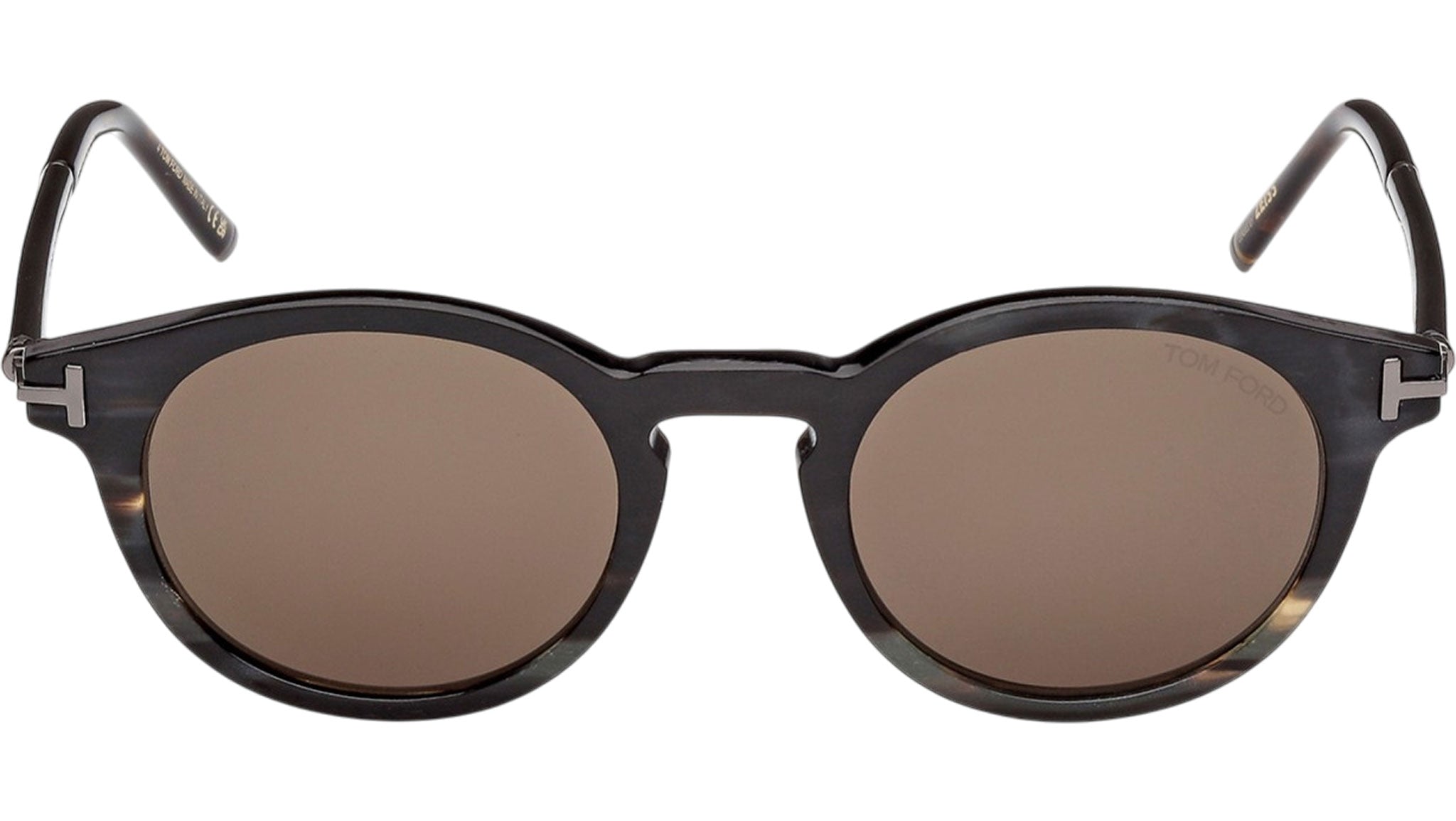 Tom Ford FT1299-P Sunglasses FT1299-P 62N Brown Horn - eye  display picture 2