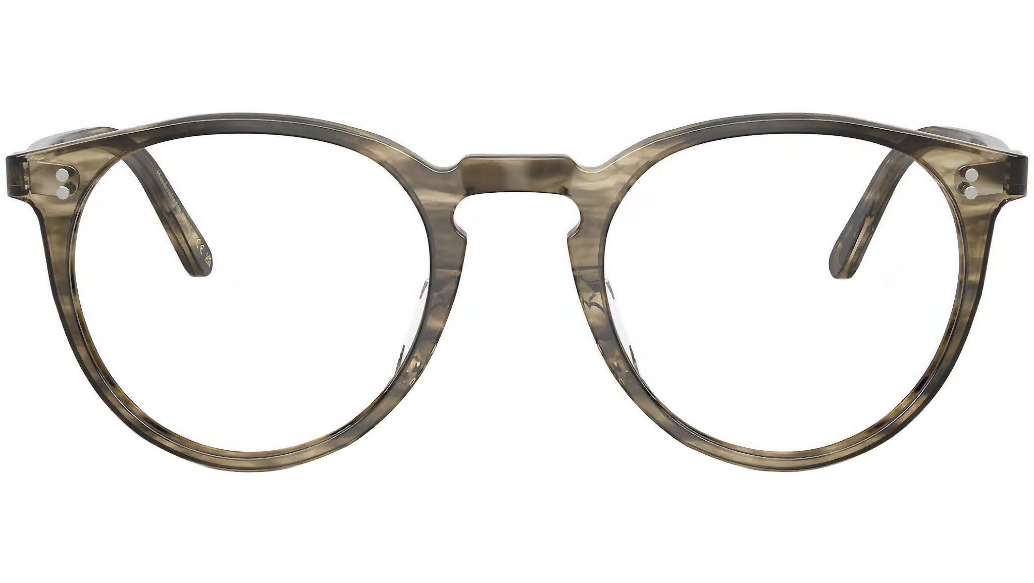 Oliver Peoples O'Malley Glasses OV5183 1735 Soft Olive Bark - eye