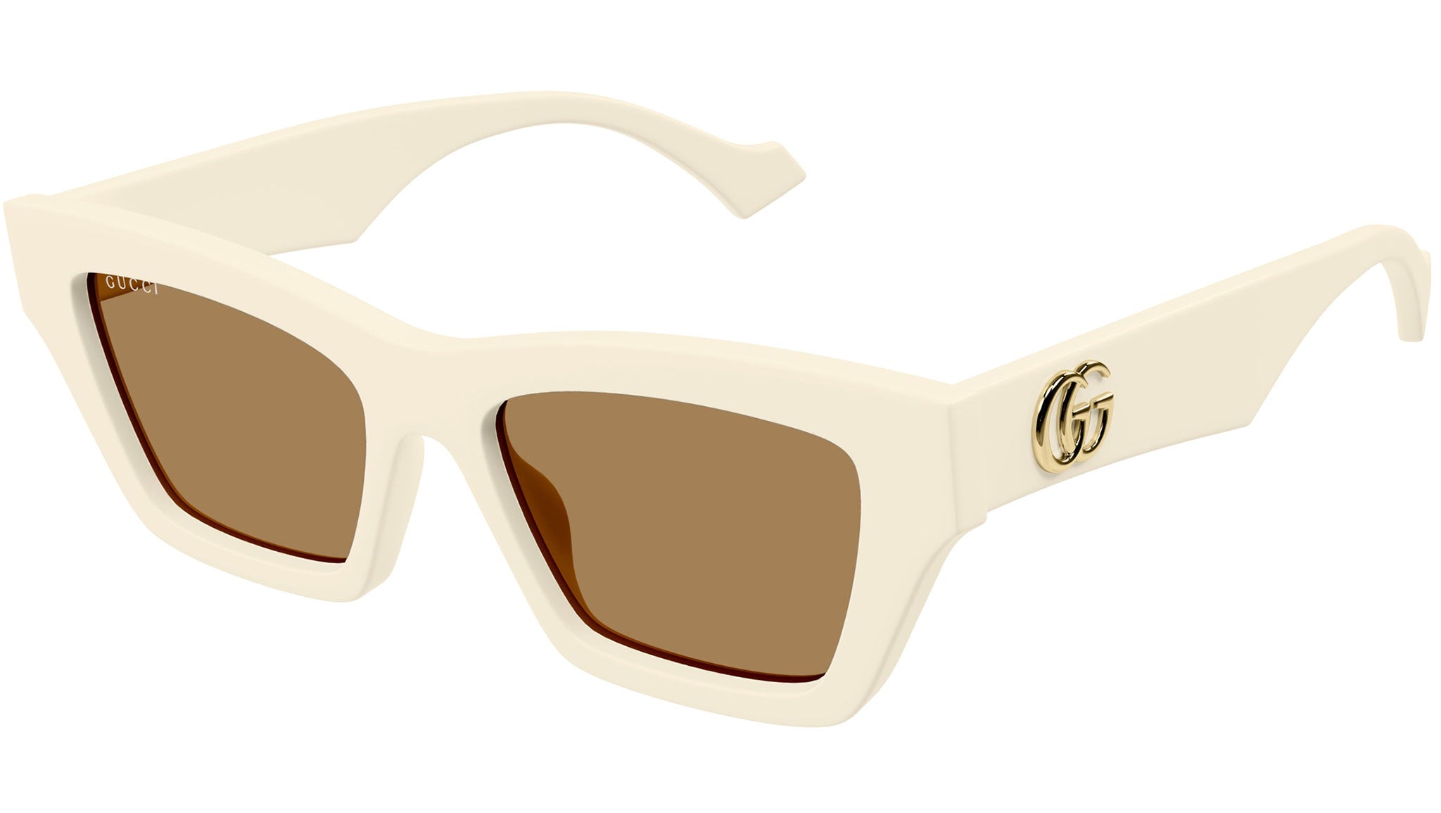 Gucci GG1753S 003 Cat Eye Sunglasses Ivory - eye-oo.com