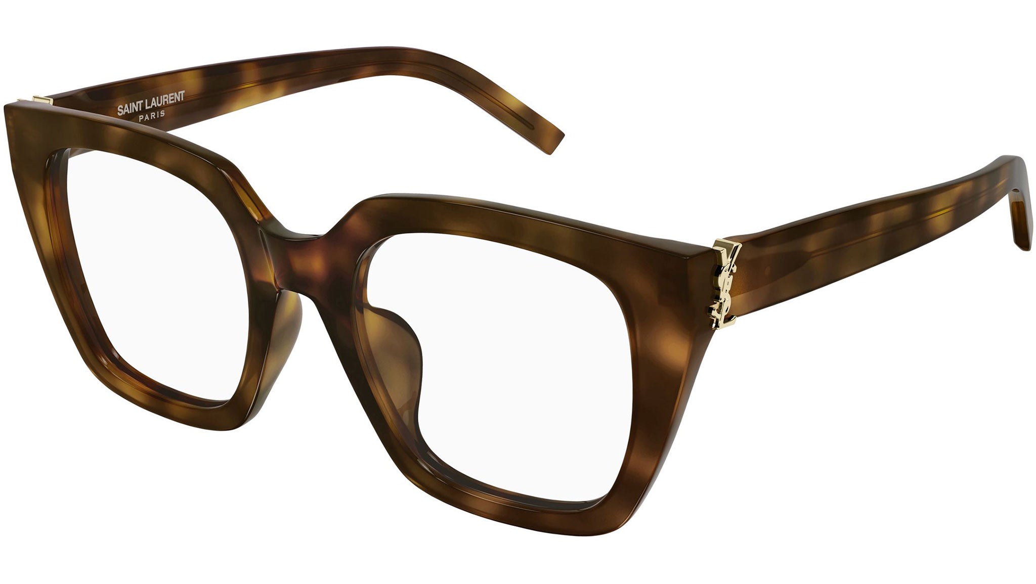 Saint Laurent SL M143 OPT 003 Shiny Havana Glasses - eye-oo.com display picture 3