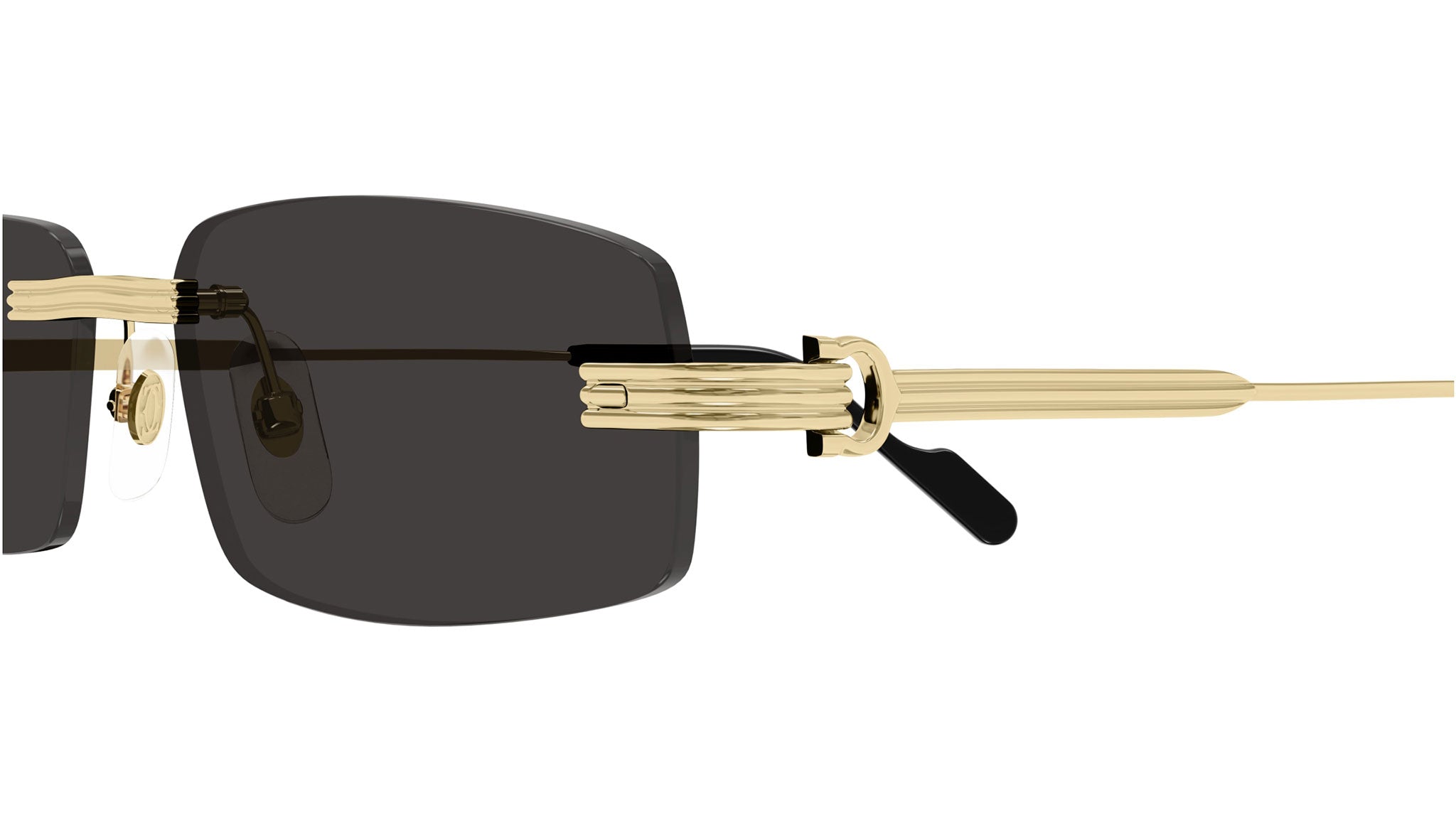 カルティエ キャリバー053 Cartier Première CT0535S Sunglasses 001 Shiny Gold - eye-oo.com
