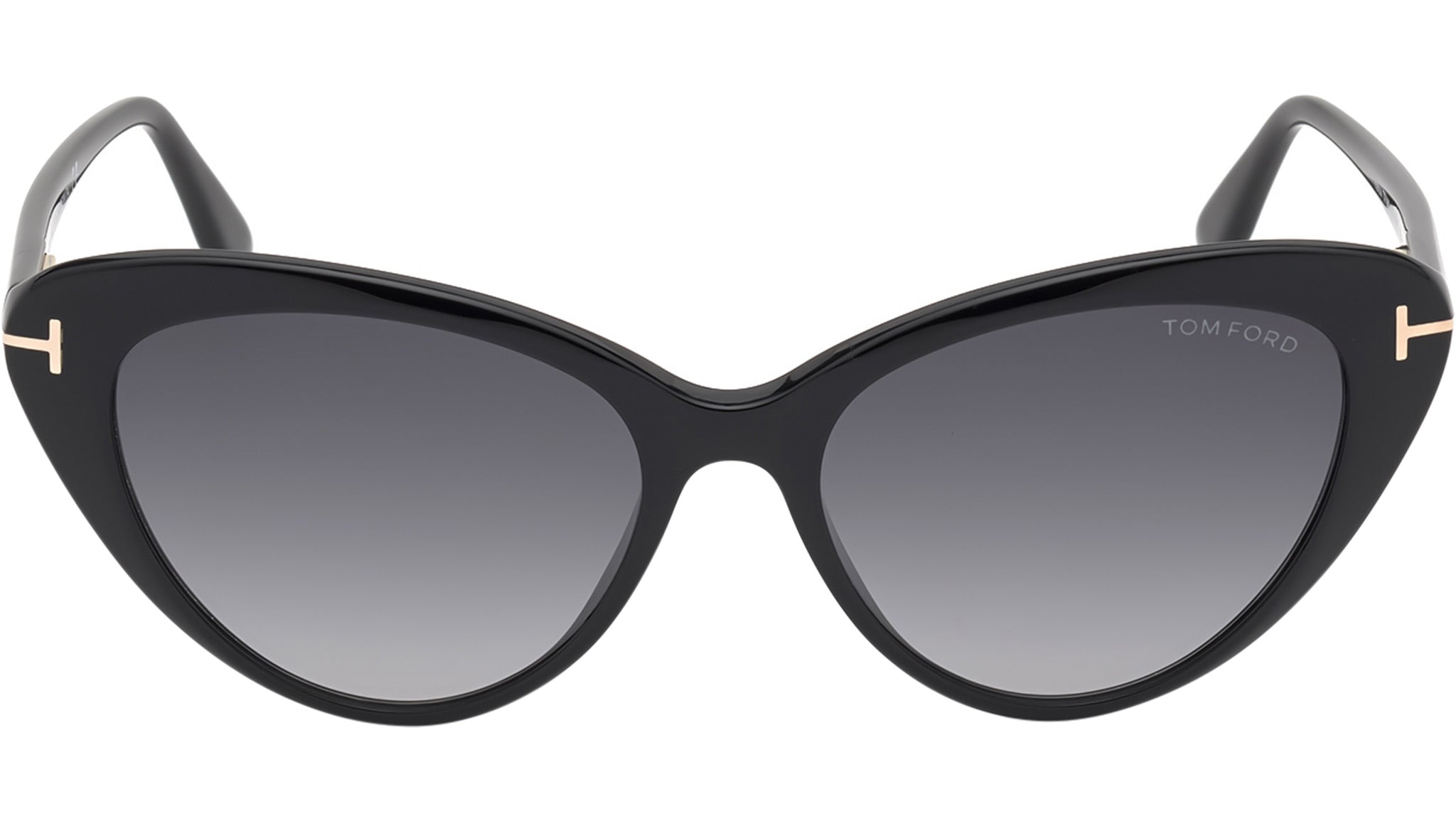 Tom Ford Harlow Sunglasses FT0869 01B Shiny Black - eye-oo.com display picture 3