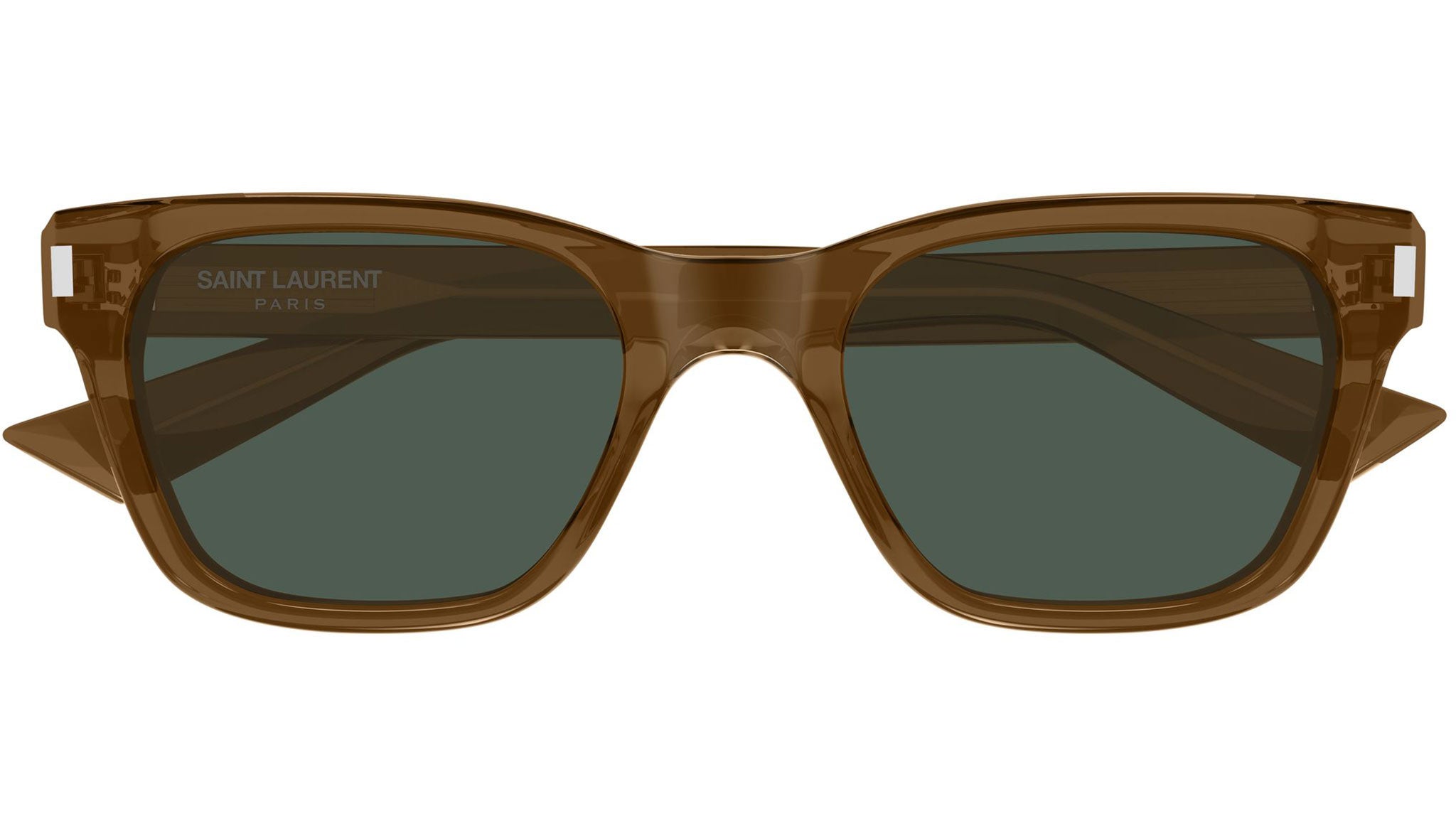 Saint Laurent SL 874 Sunglasses 005 Brown Green - eye-oo.com display picture 3