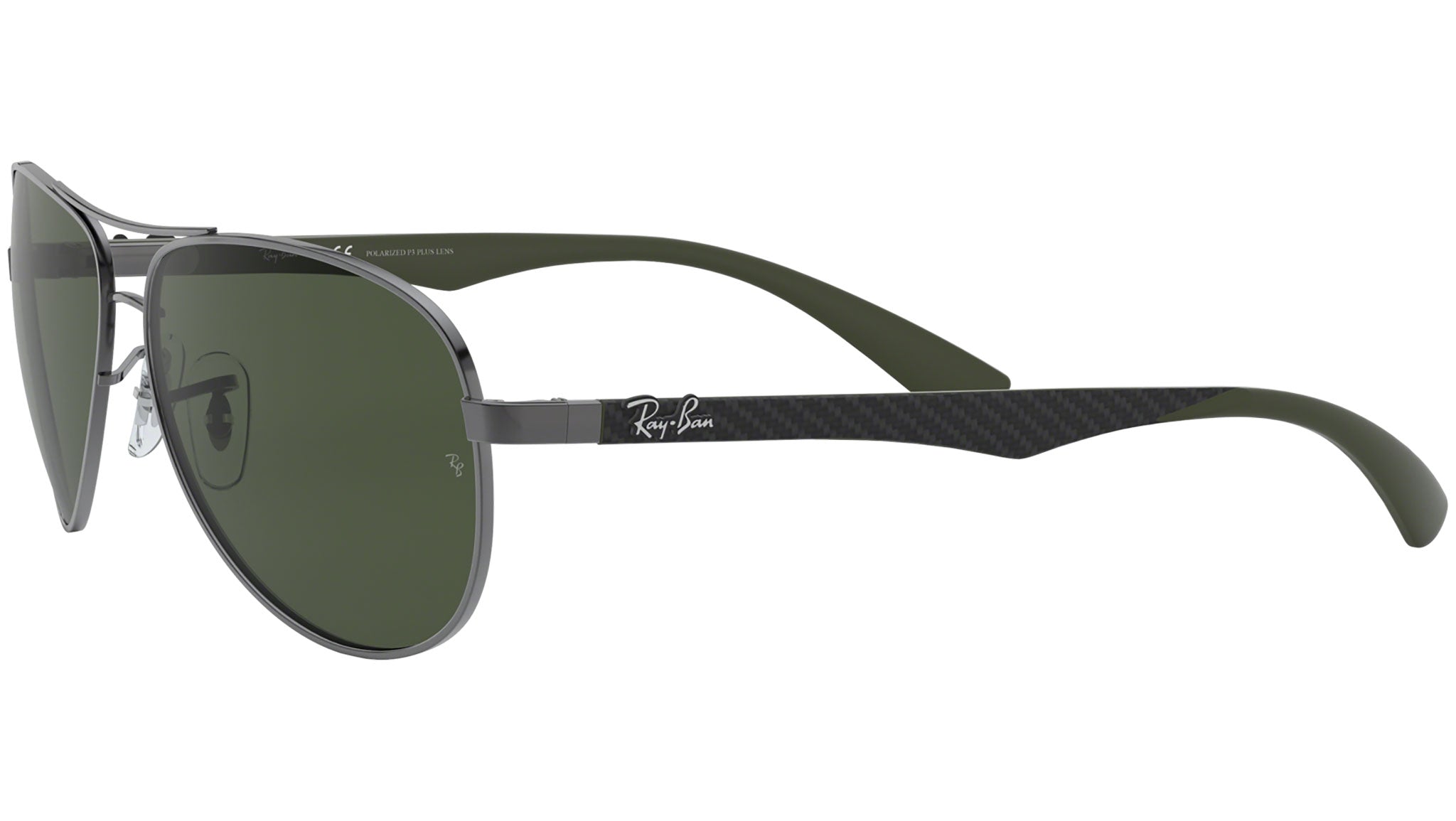 Ray-Ban Carbon Fibre RB8313 004/N5 Gunmetal Sunglasses - eye-oo.com
