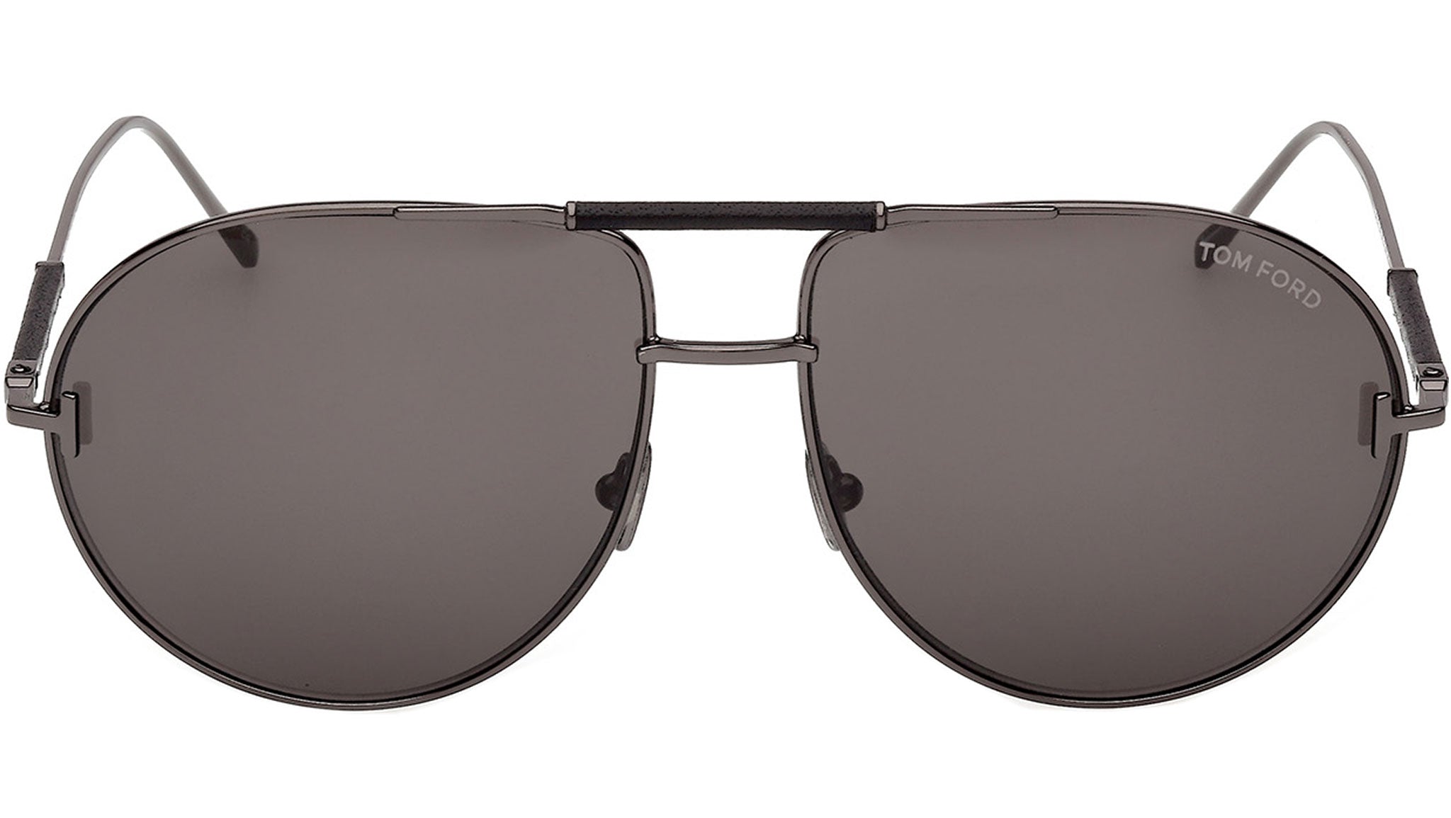 Brand new Tom Ford Sunglasses Gunmetal Grey with Original Case TOM FORD EDWARD POLARIZED Mens Square Sunglasses TF377 09D  main image 2