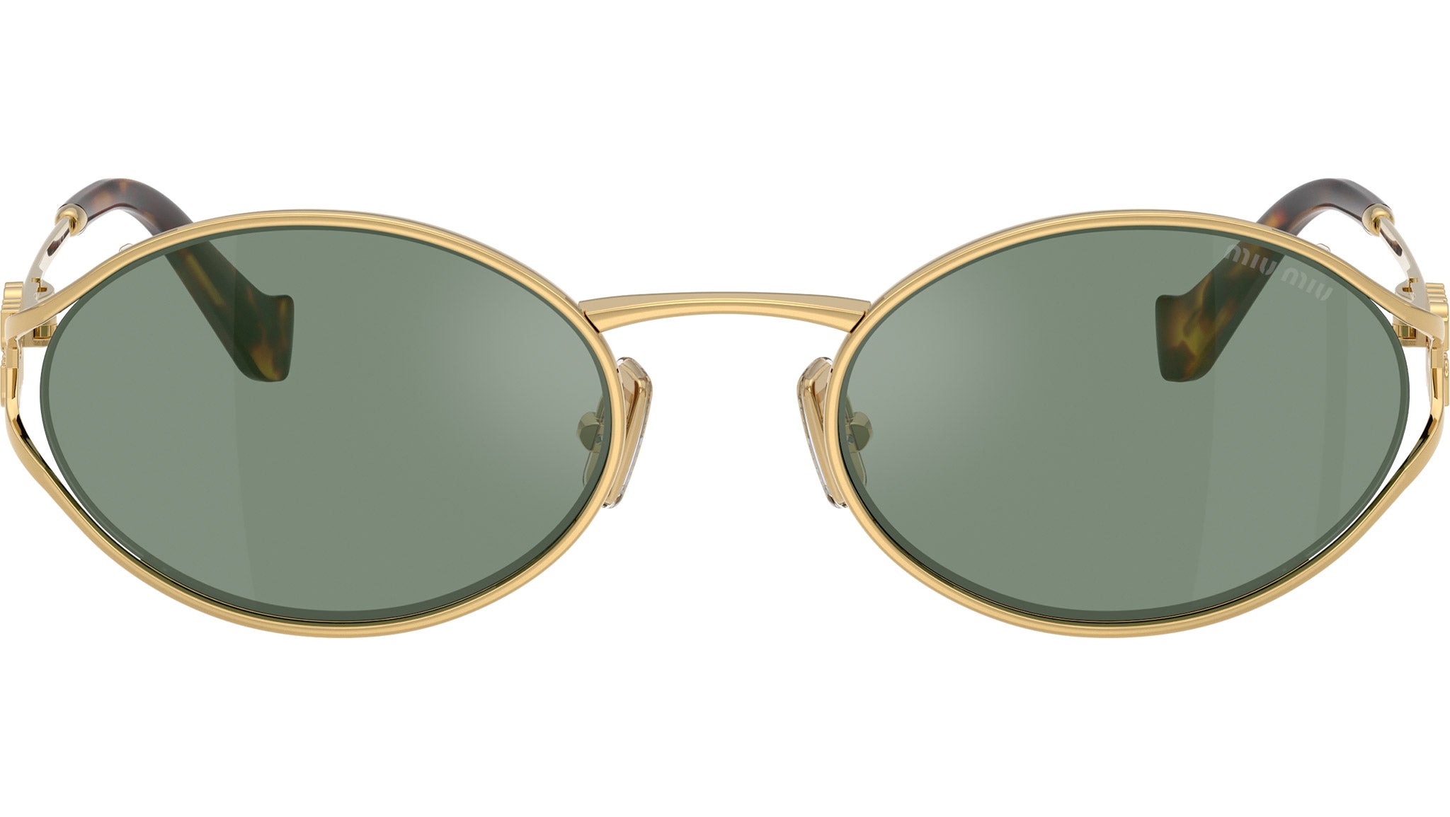 Miu Miu MU52YS Sunglasses 5AK04M Gold - eye-oo.com