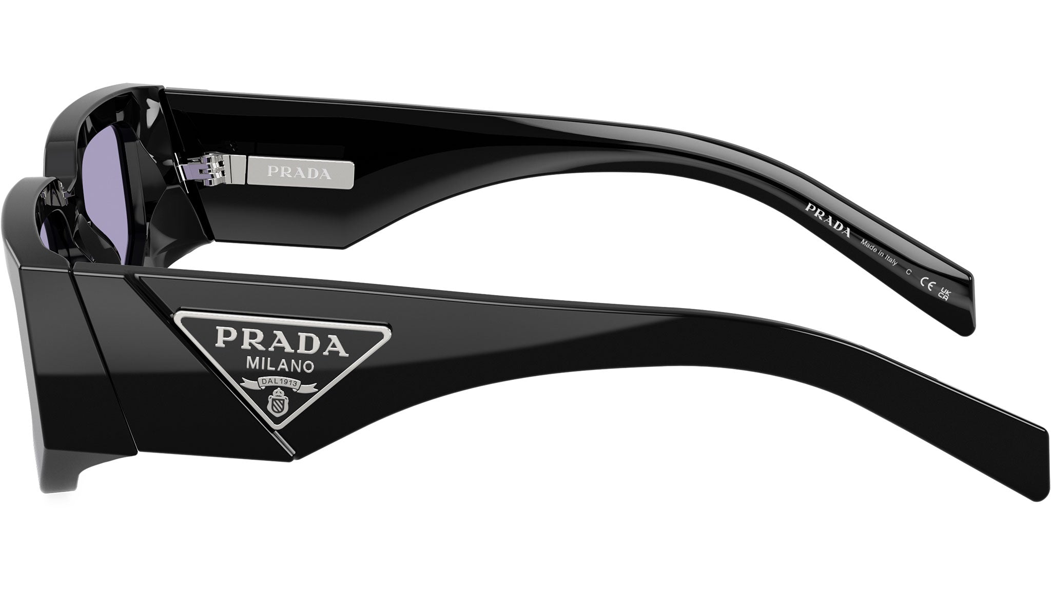 PR 09ZS Prada Sunglasses 16K01O Black - eye-oo.com