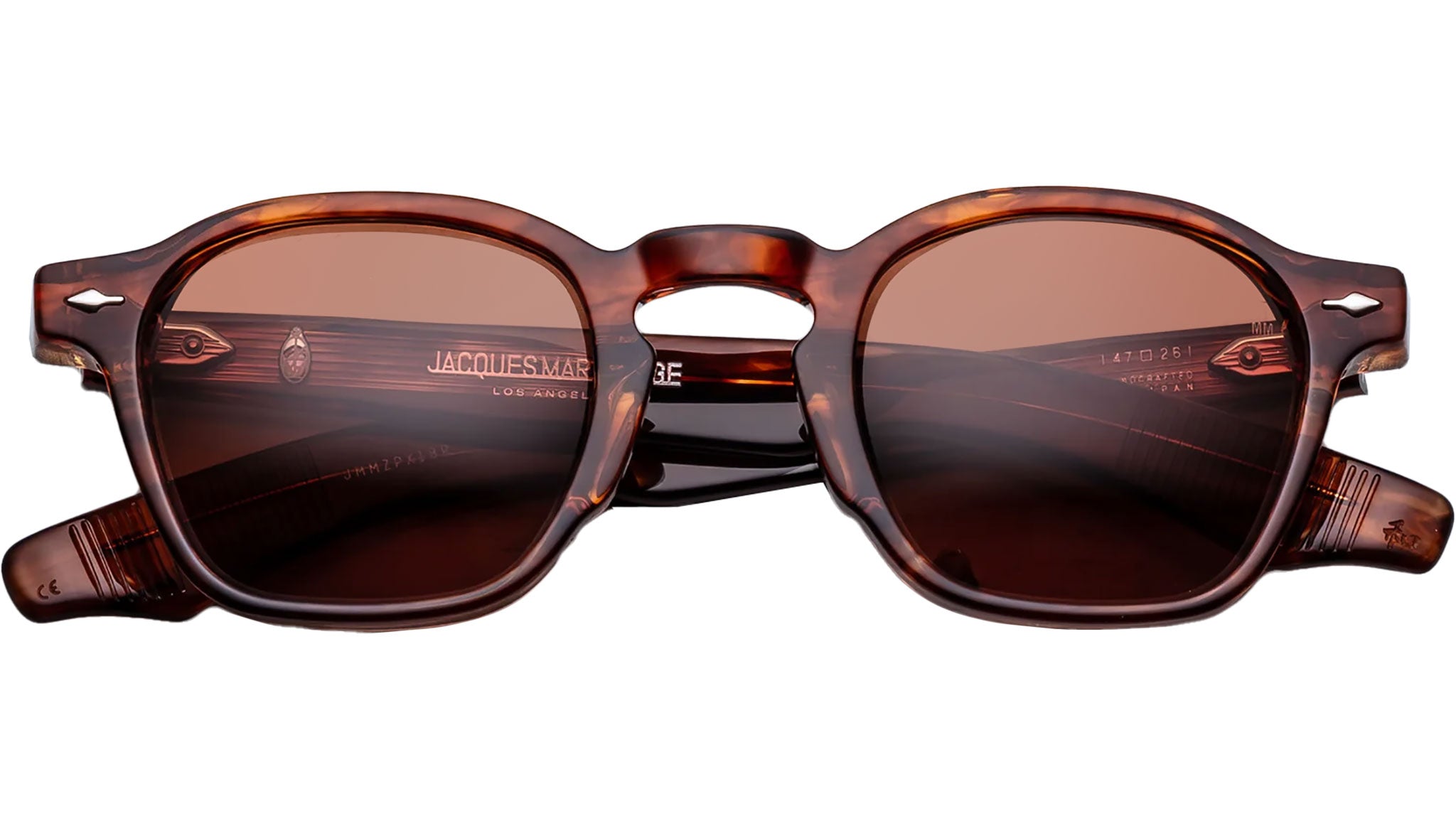 Jacques Marie Mage Zephirin 47 Bourbon Sunglasses JMMZPX-18P - eye