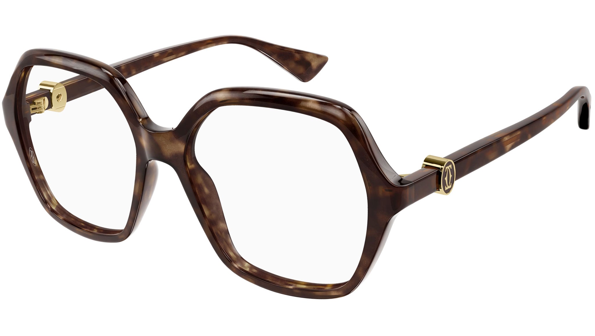 Cartier CT0492O 002 Eyeglasses Dark Havana - eye-oo.com