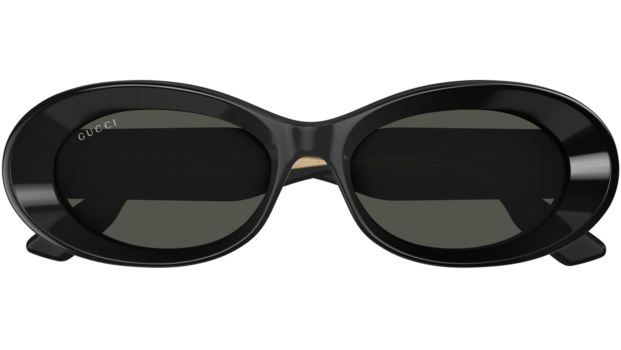 Gucci GG1527S 001 Black Grey Round Sunglasses - eye-oo.com display picture 1