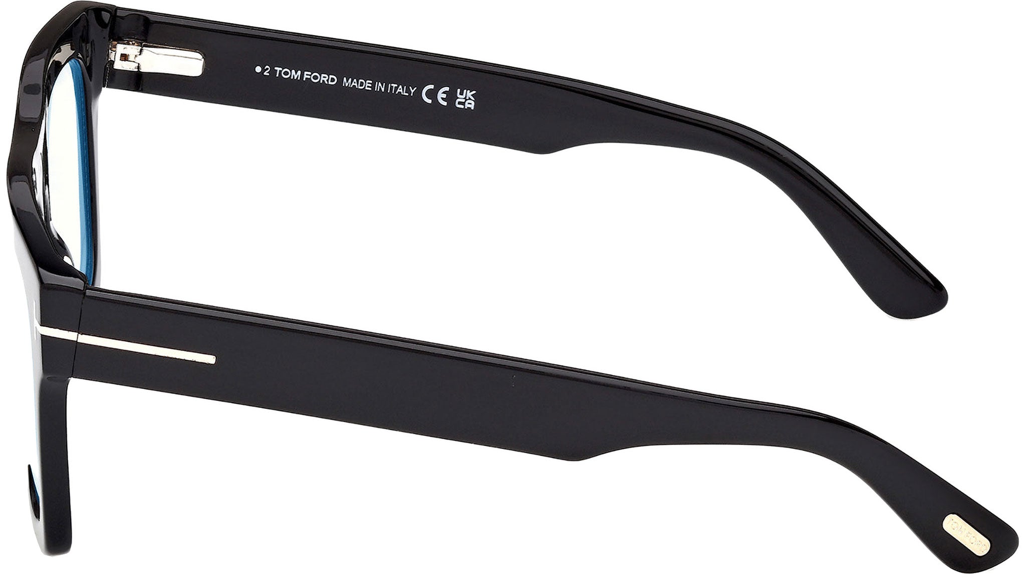 Tom Ford Clip-on Glasses 001 Shiny Black - eye-oo.com