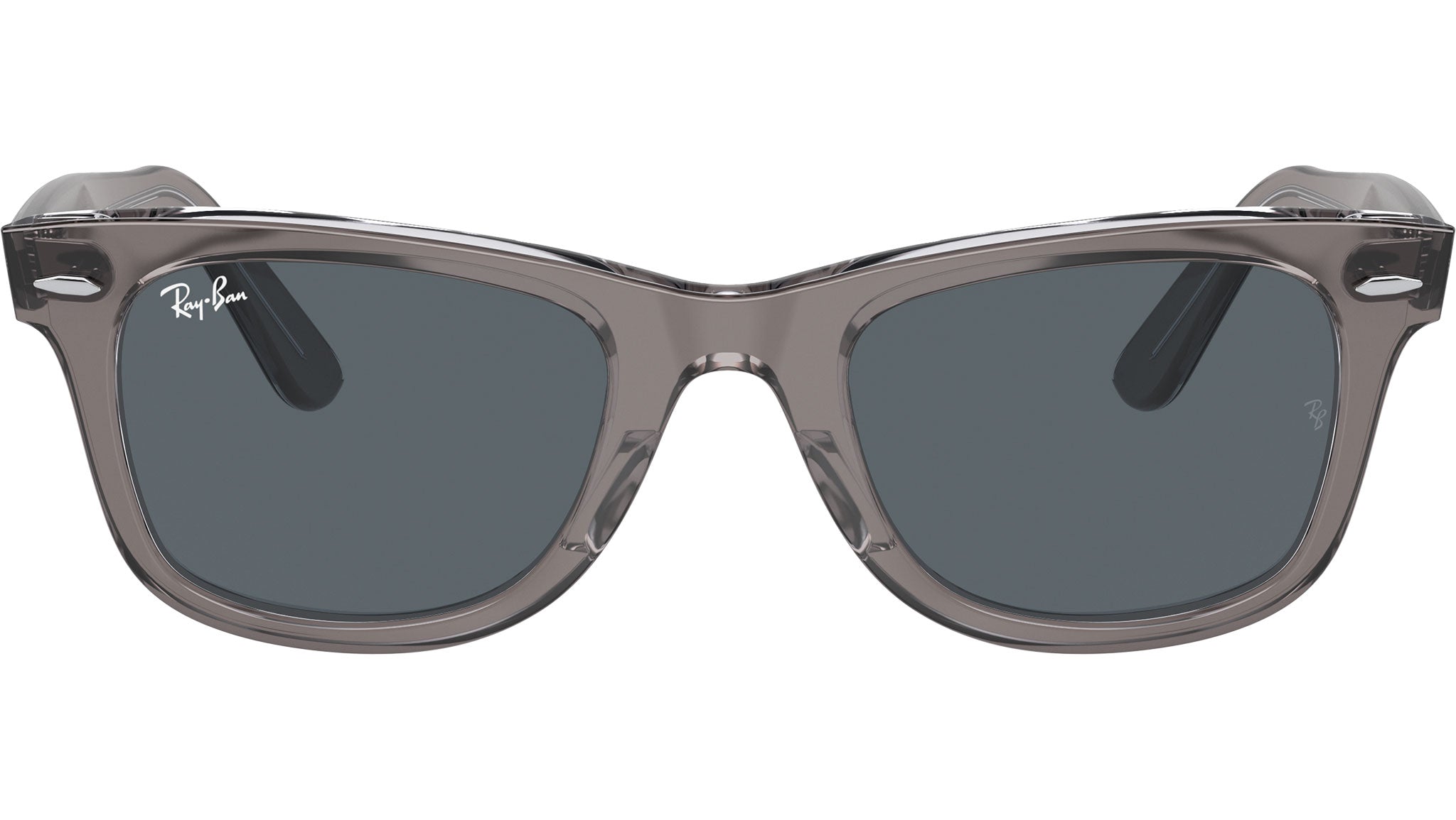 Ray-Ban Wayfarer Sunglasses RB2140 1355R5 Grey On Transparent