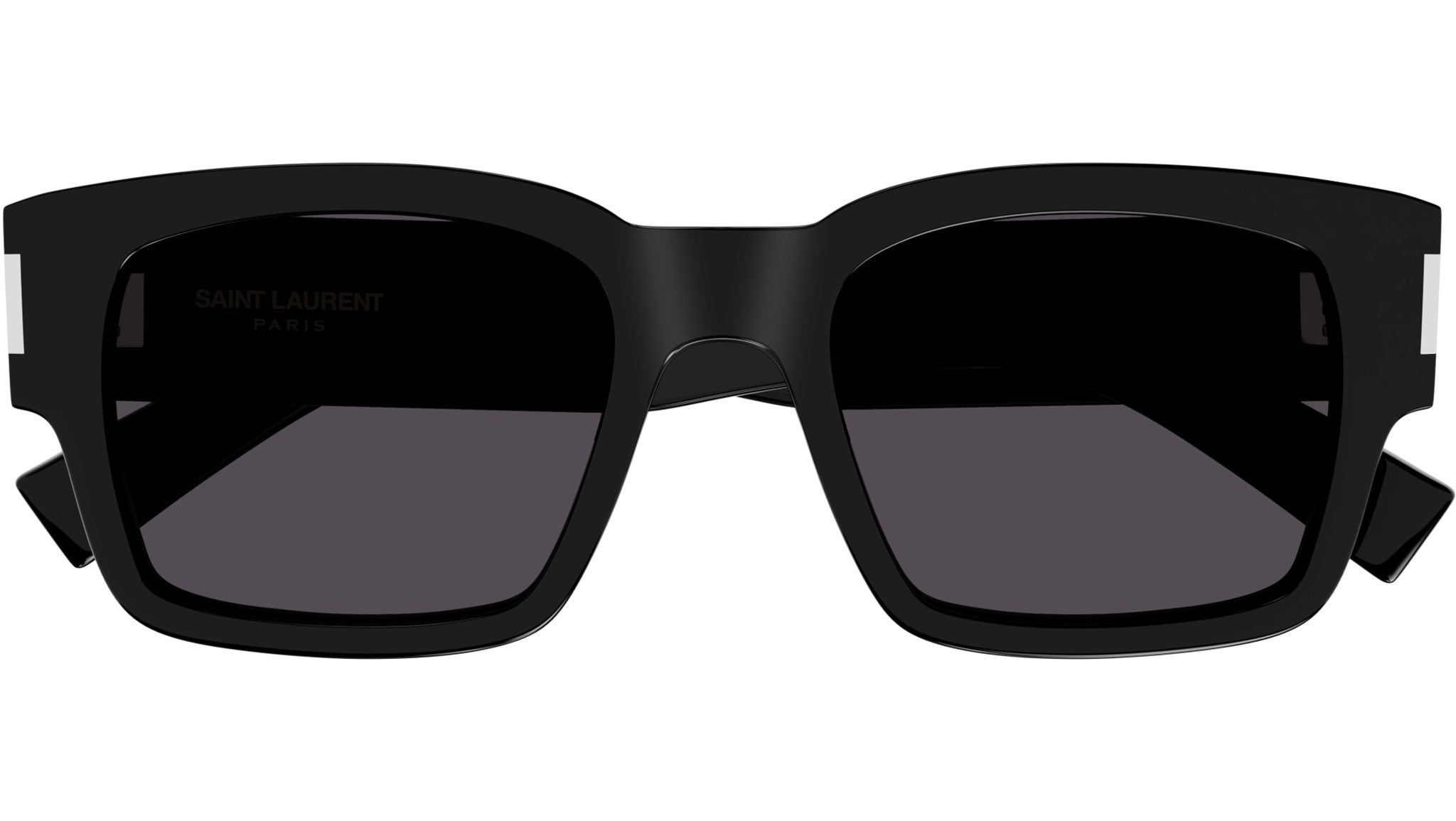 NWT Saint Laurent SL 617 Square Frame Sunglasses - Black Saint Laurent SL 617 S (53 - 20) with Black lenses and Black  main image 4