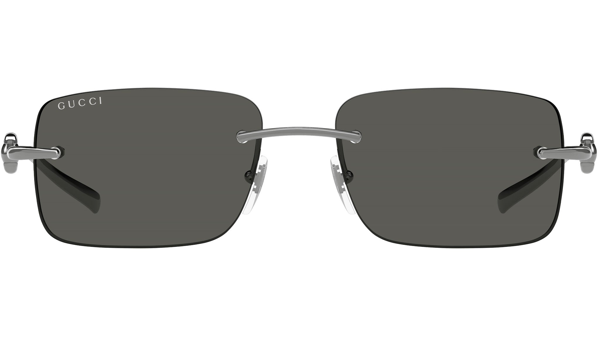 Gucci Sunglasses GG1703S 001 Shiny Ruthenium - eye-oo.com
