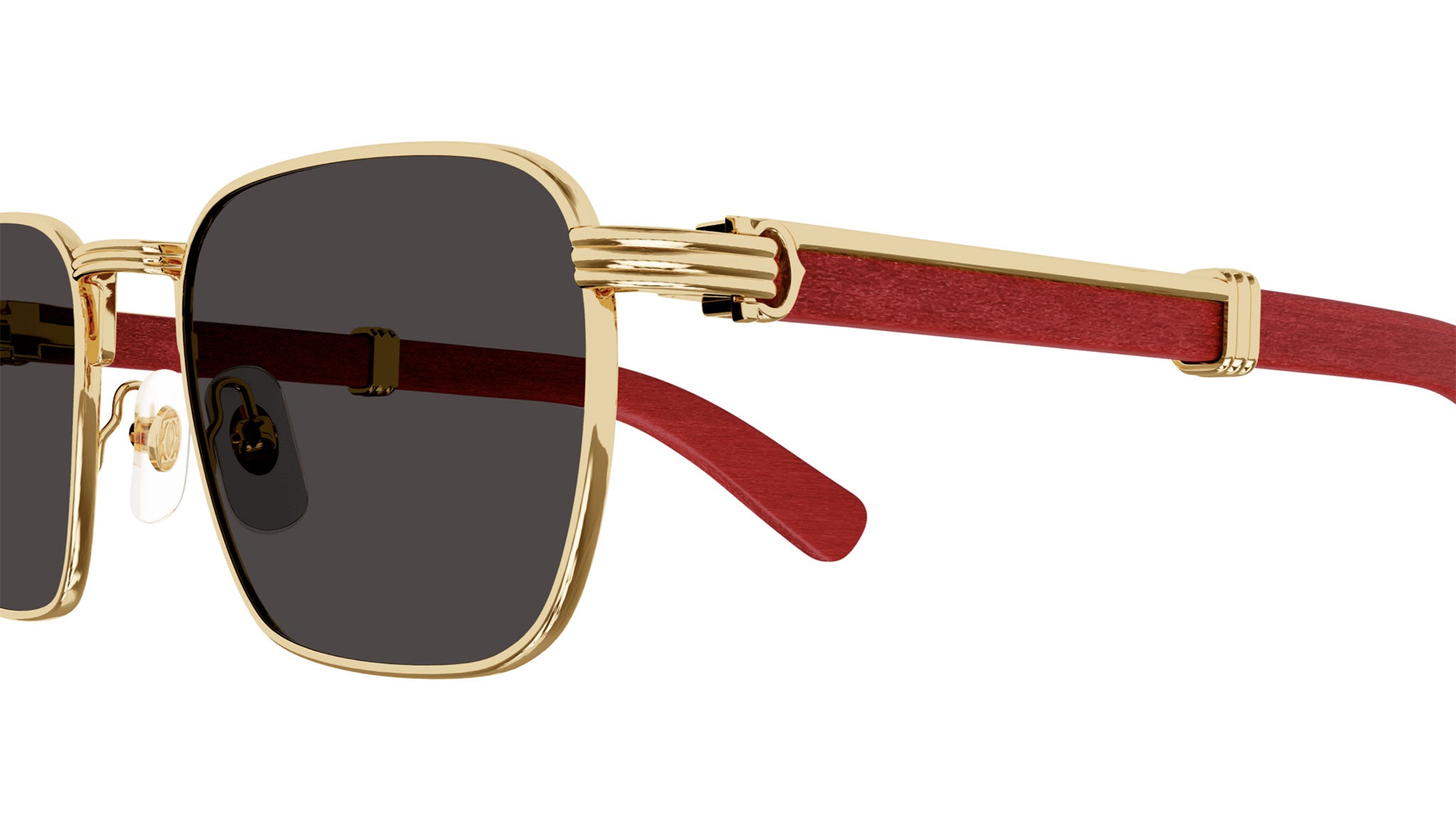 Cartier Première CT0363S Sunglasses 004 Shiny Gold - eye-oo.com