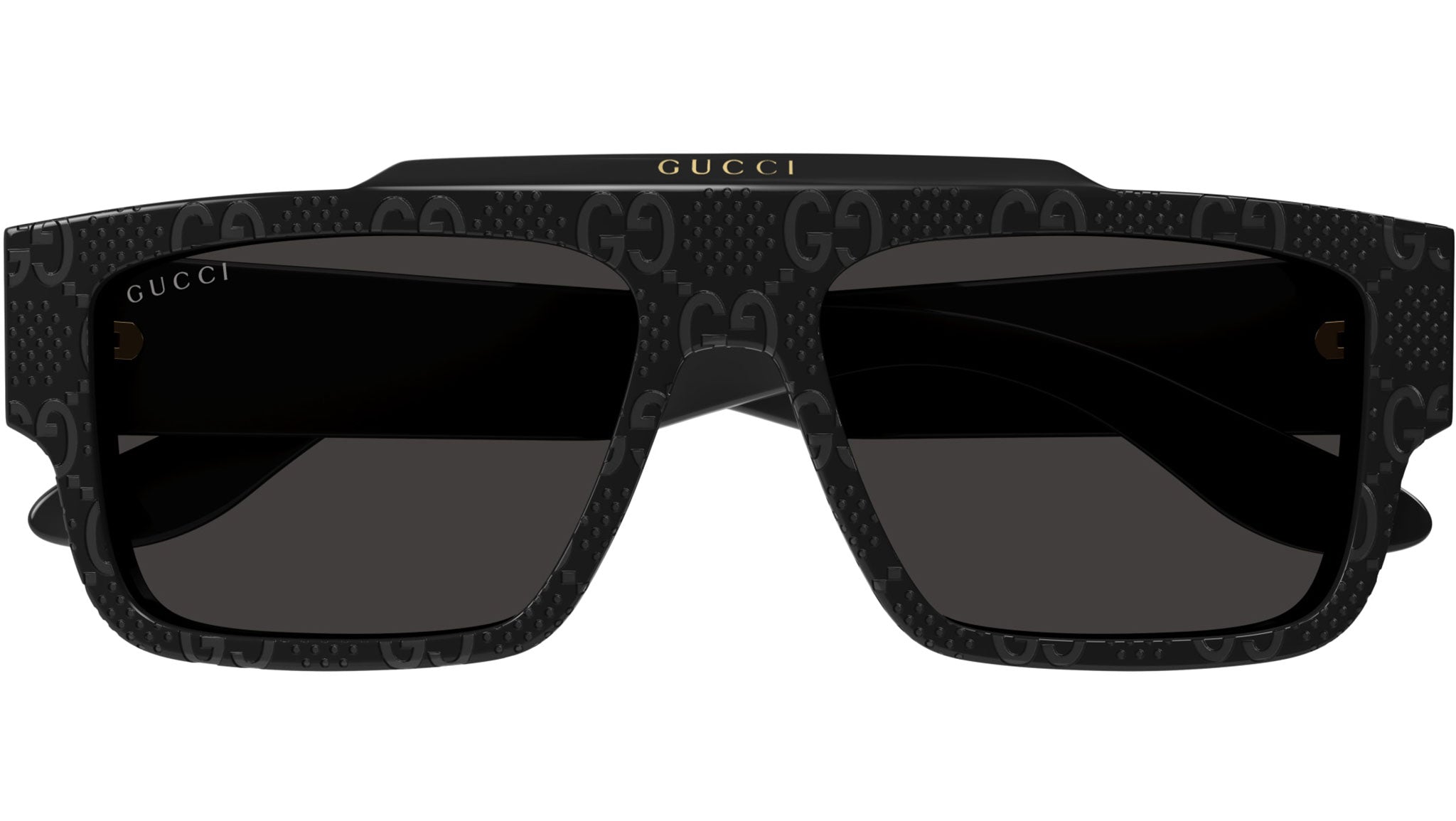 Gucci GG1460S Rectangular Sunglasses Gray Black Made in Italy NWT & Velvet Case Gucci GG1460S 006 Sunglasses Men main image 3