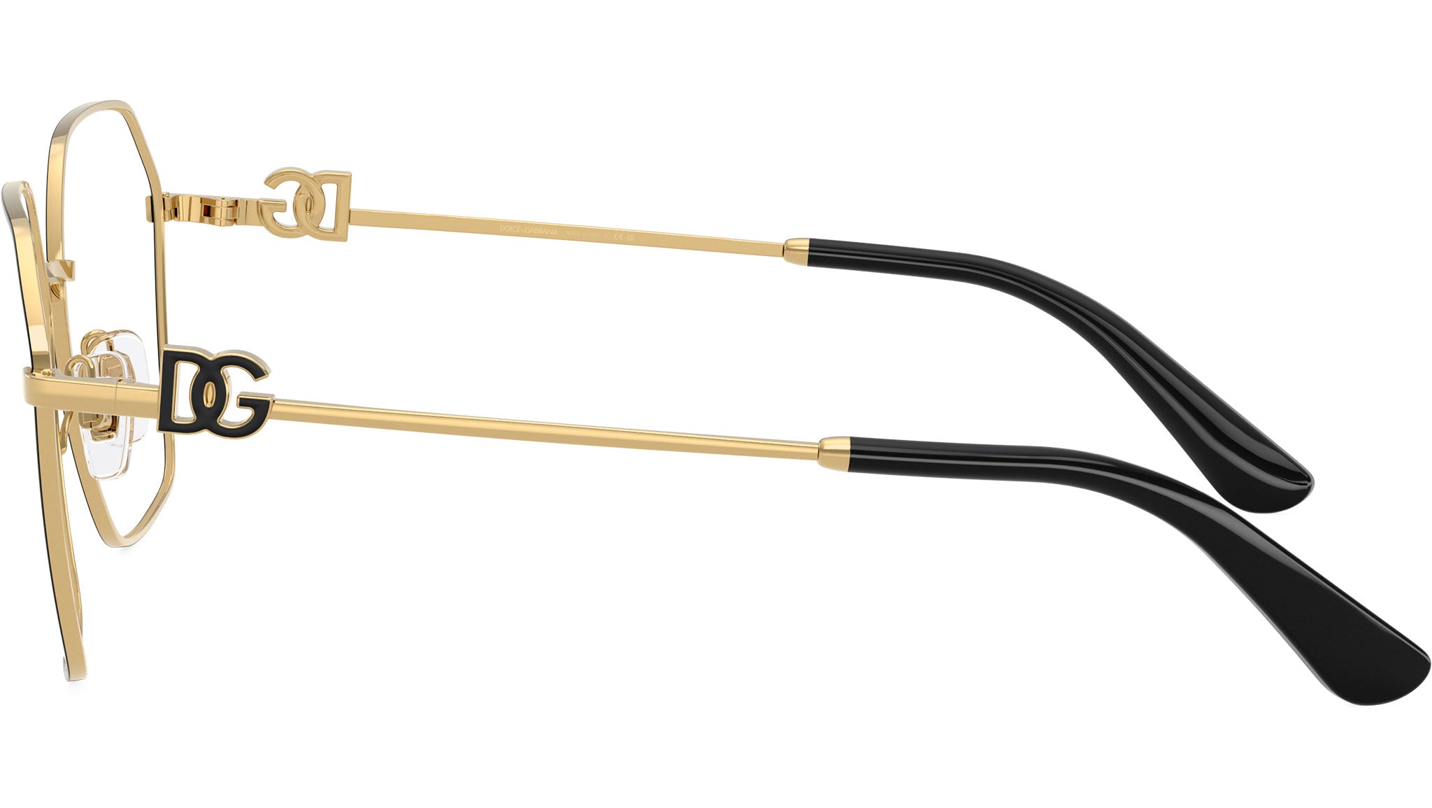 Dolce & Gabbana DG 1366 Glasses 1334 Gold / Black - eye-oo.com
