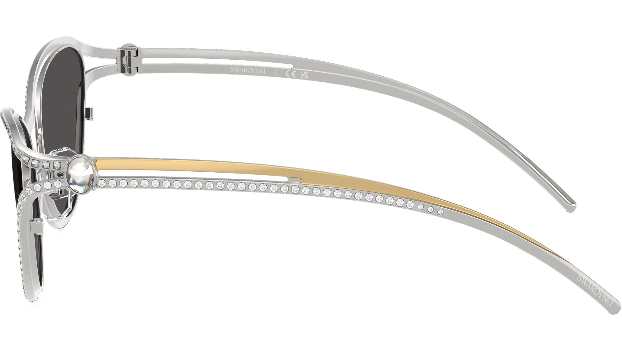 Swarovski SK7025 Sunglasses 400187 Silver - eye-oo.com