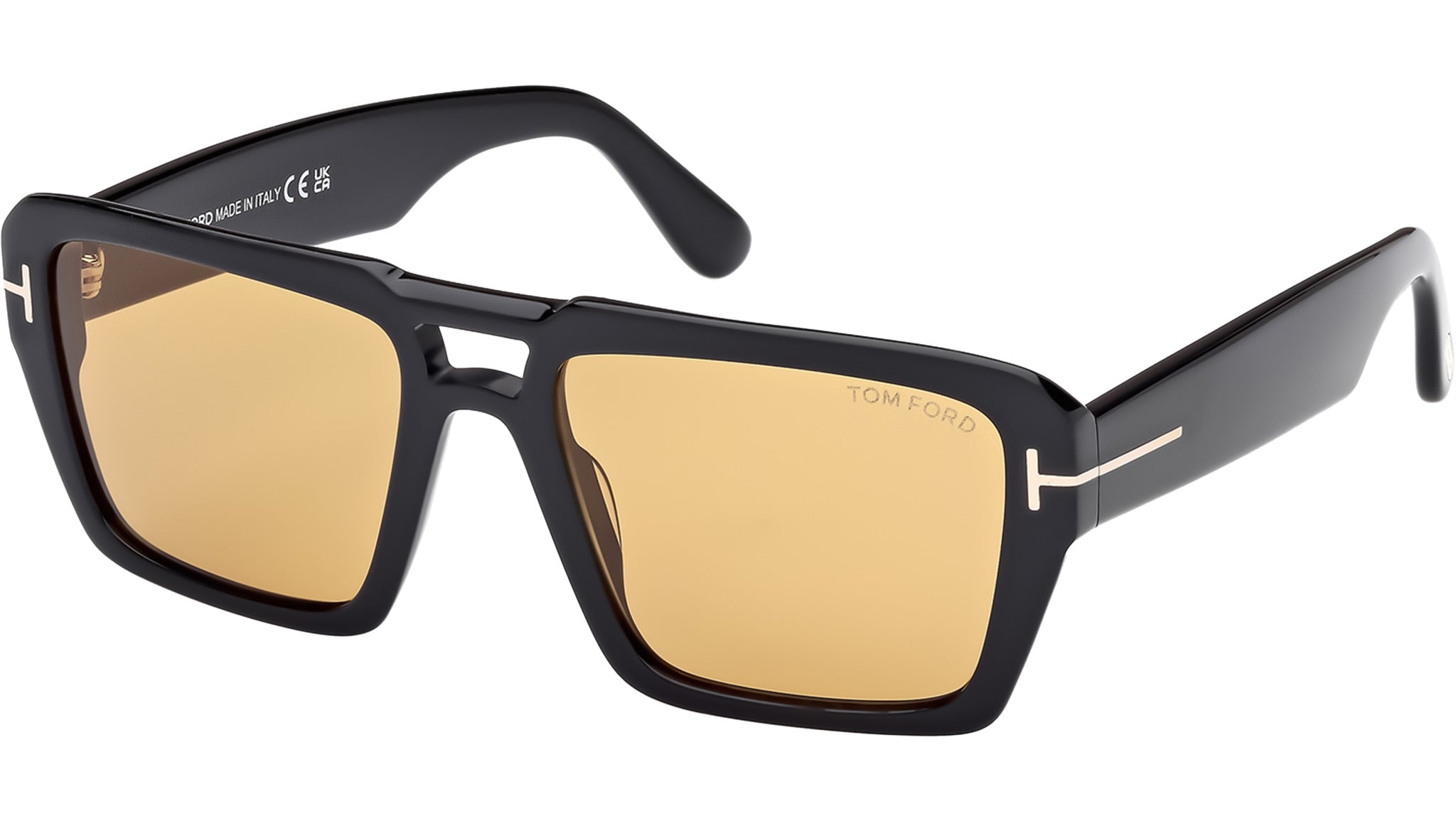 Tom Ford Redford Sunglasses FT1153 01E Shiny Black - eye-oo.com