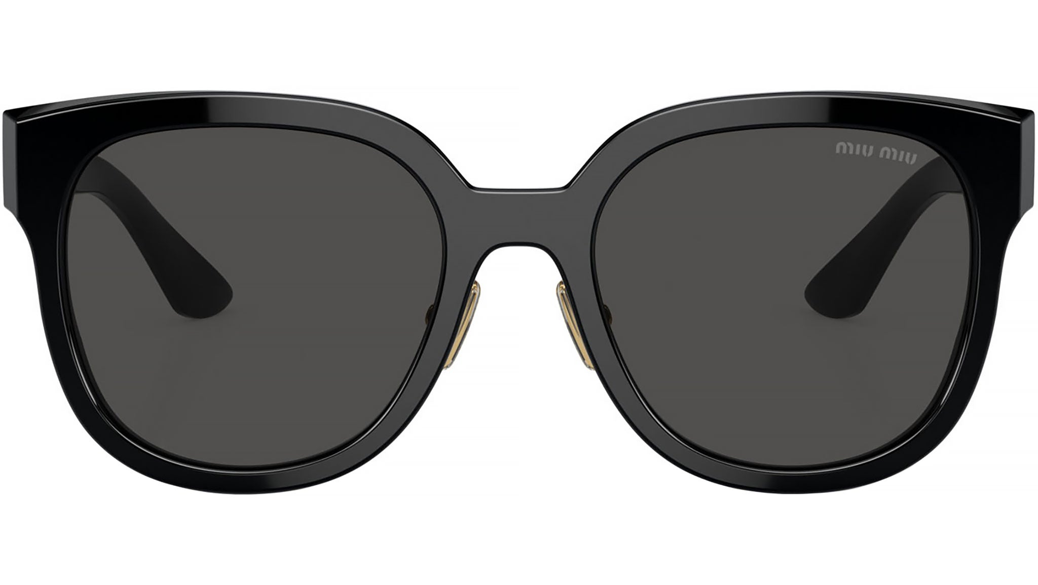 Miu Miu MU 01ZS Sunglasses 1AB5S0 Black - eye-oo.com
