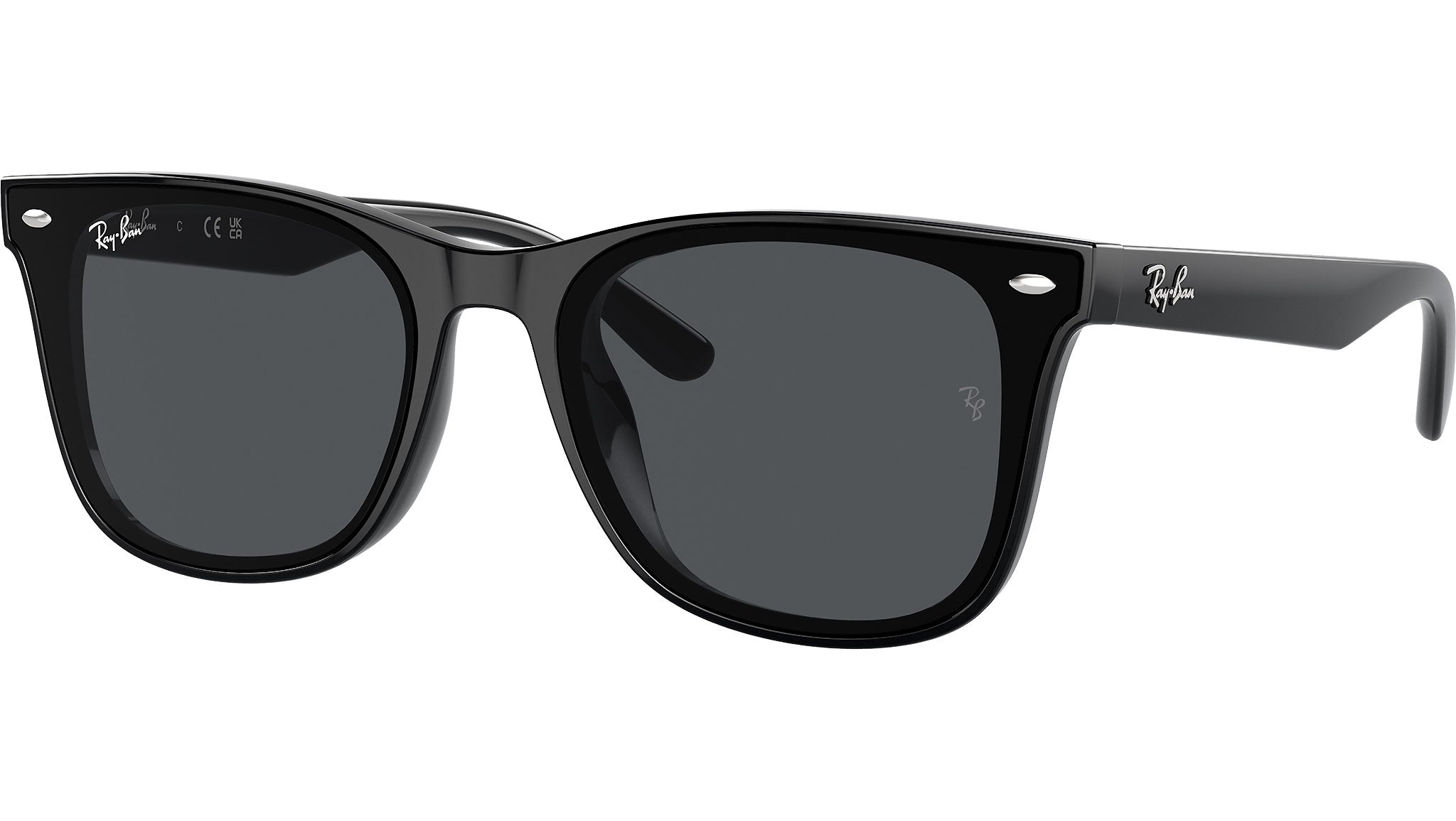 Black Raybans Ray-Ban RB2140 Original Wayfarer Classic L (50 - 22) with  main image 3