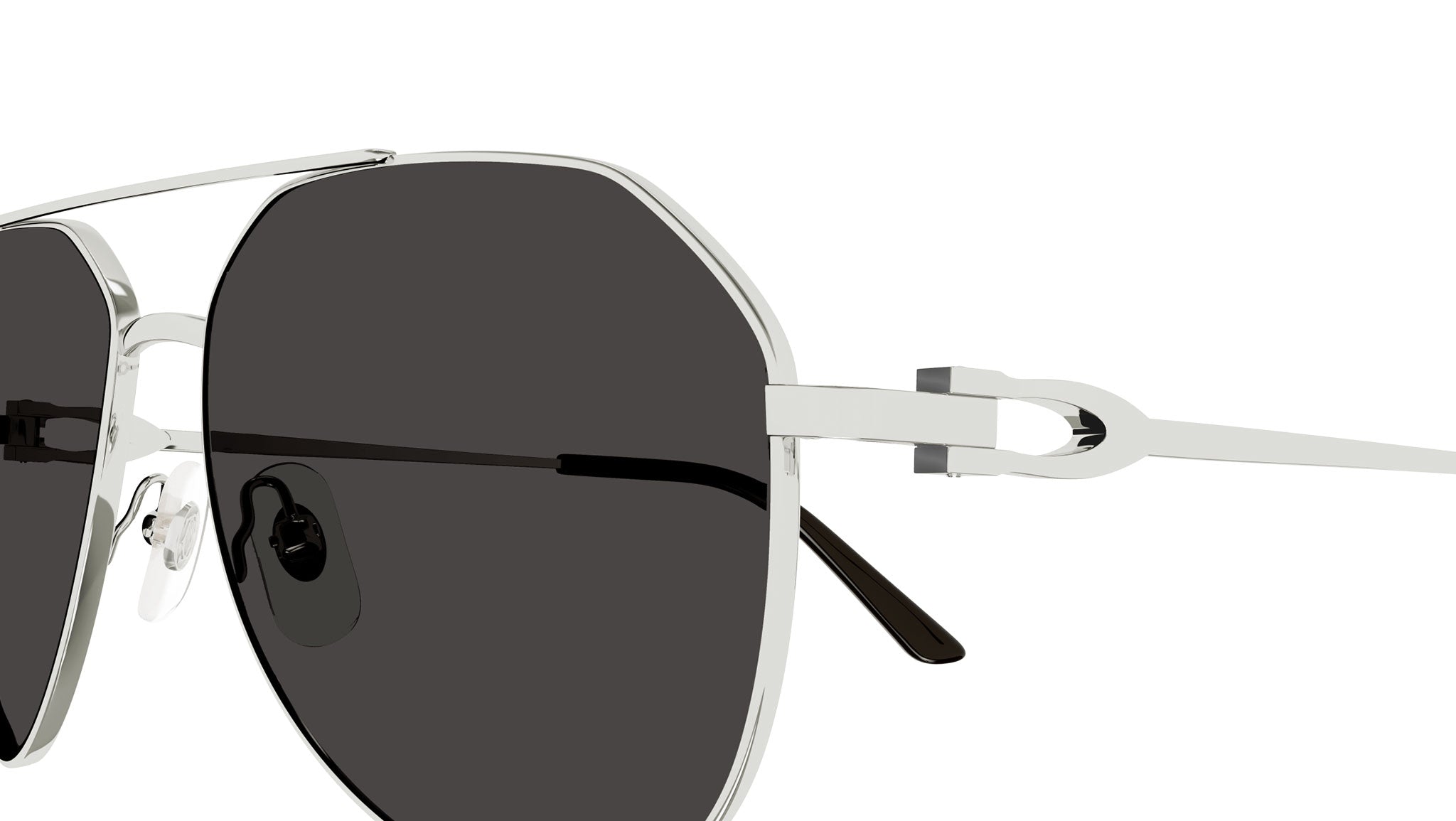 Cartier CT0364S 001 Silver Grey Sunglasses - eye-oo.com display picture 2