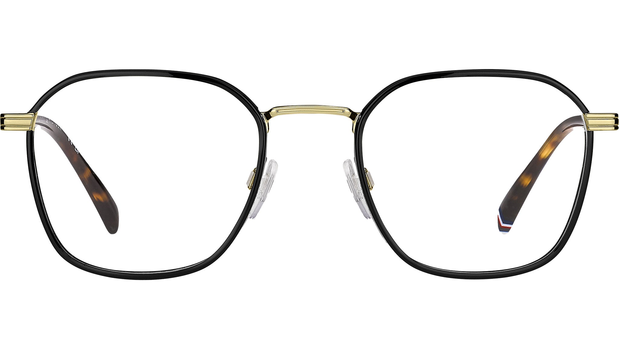 TH 2136 Tommy Hilfiger Optical Frame RHL Gold Black - eye-oo.com