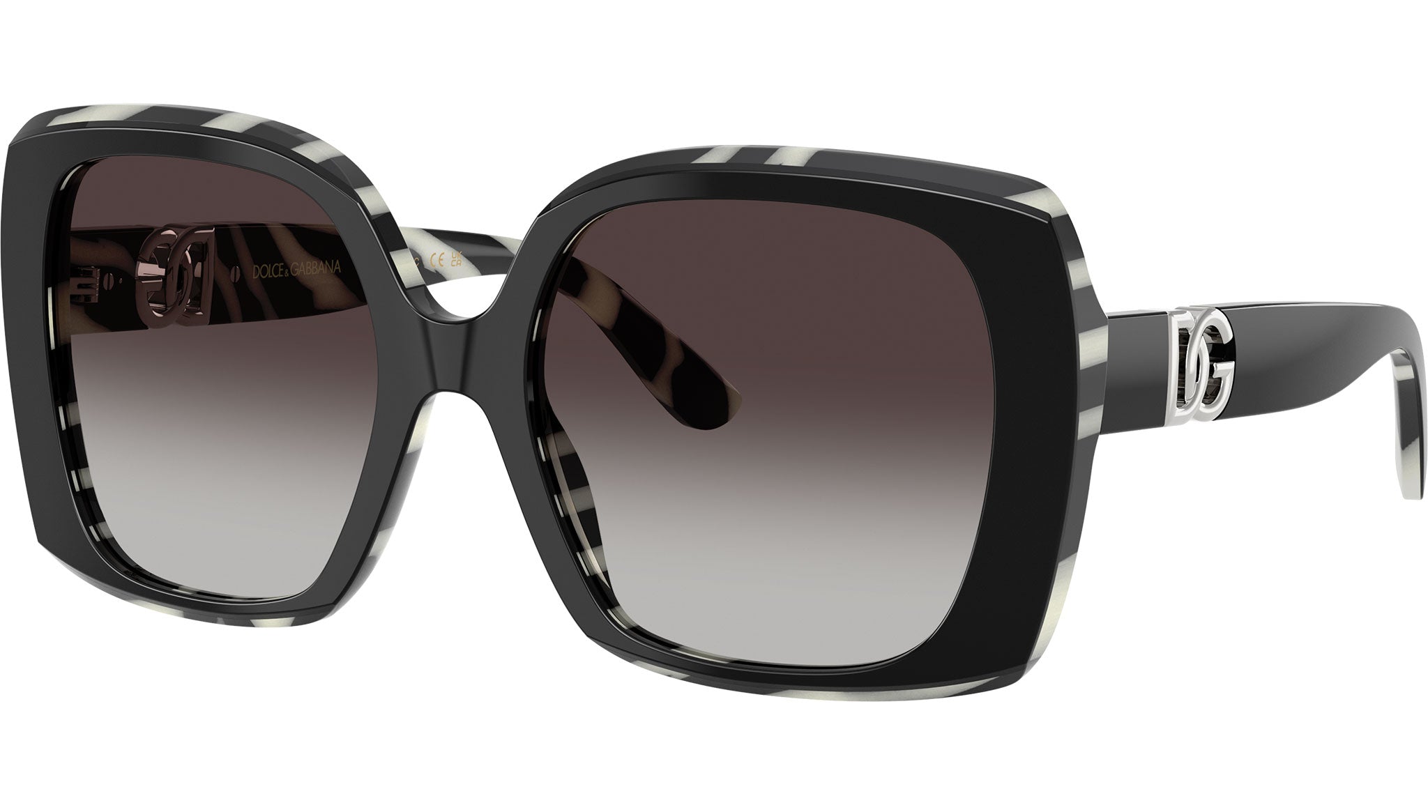 Dolce & Gabbana DG4475 Sunglasses 33728G Black Zebra - eye-oo.com