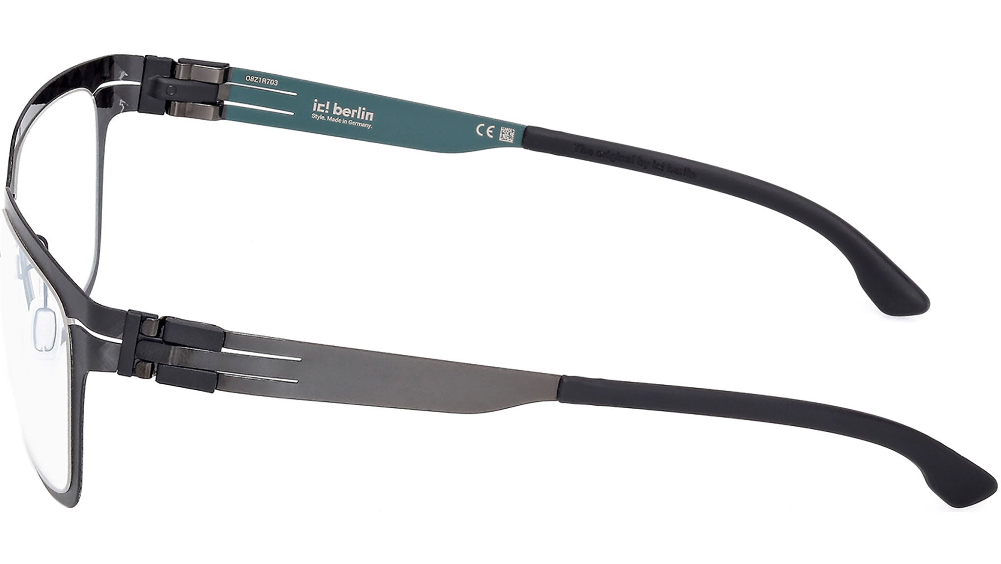 ic! berlin FLX_09 Glasses IC5151 002 Matte Black - eye-oo.com