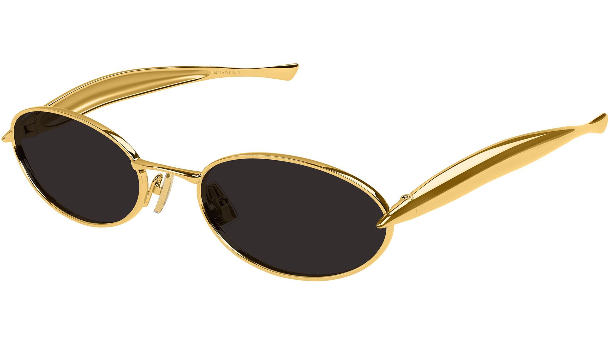 BV1386S Bottega Veneta Panthos Sunglasses 001 Shiny Gold - eye-oo.com