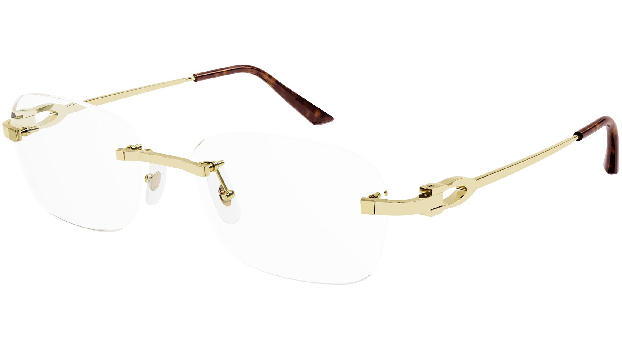 Cartier CT0290O Shiny Gold Optical Frame - eye-oo.com