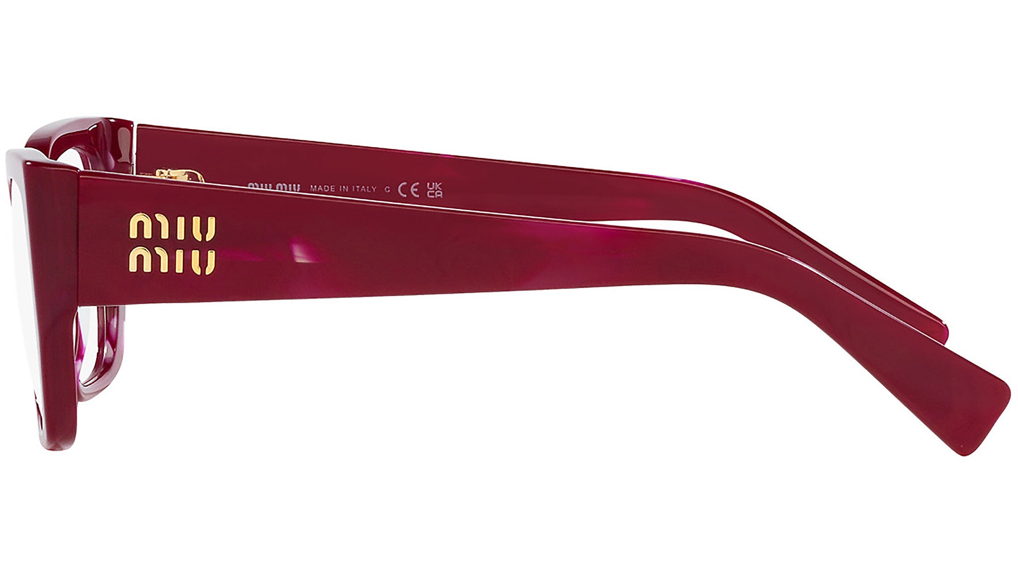 Miu Miu MU 03VV Optical Frame 16H1O1 Red - eye-oo.com