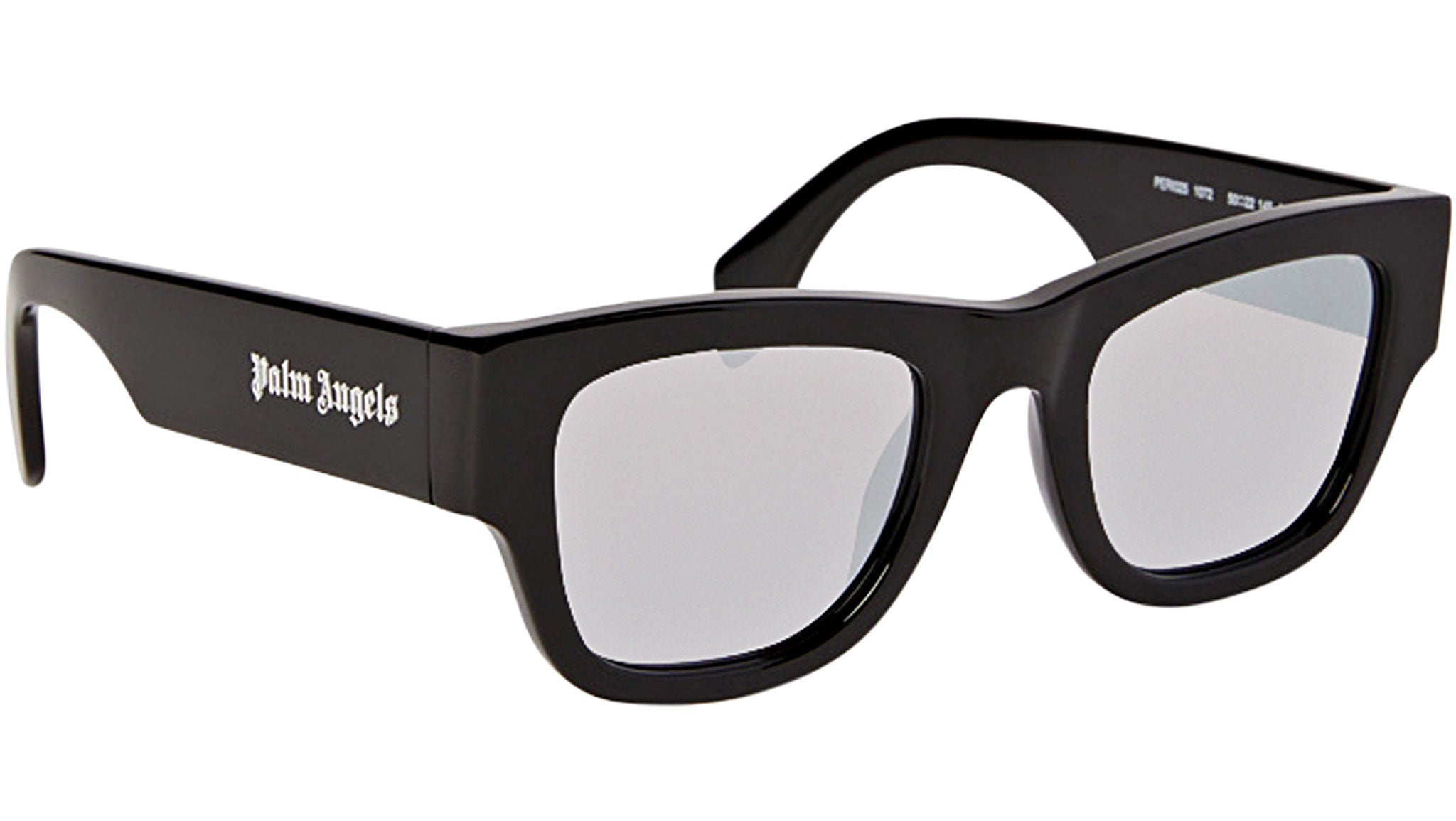 Palm Angels Volcan Black Silver Sunglasses - eye-oo.com