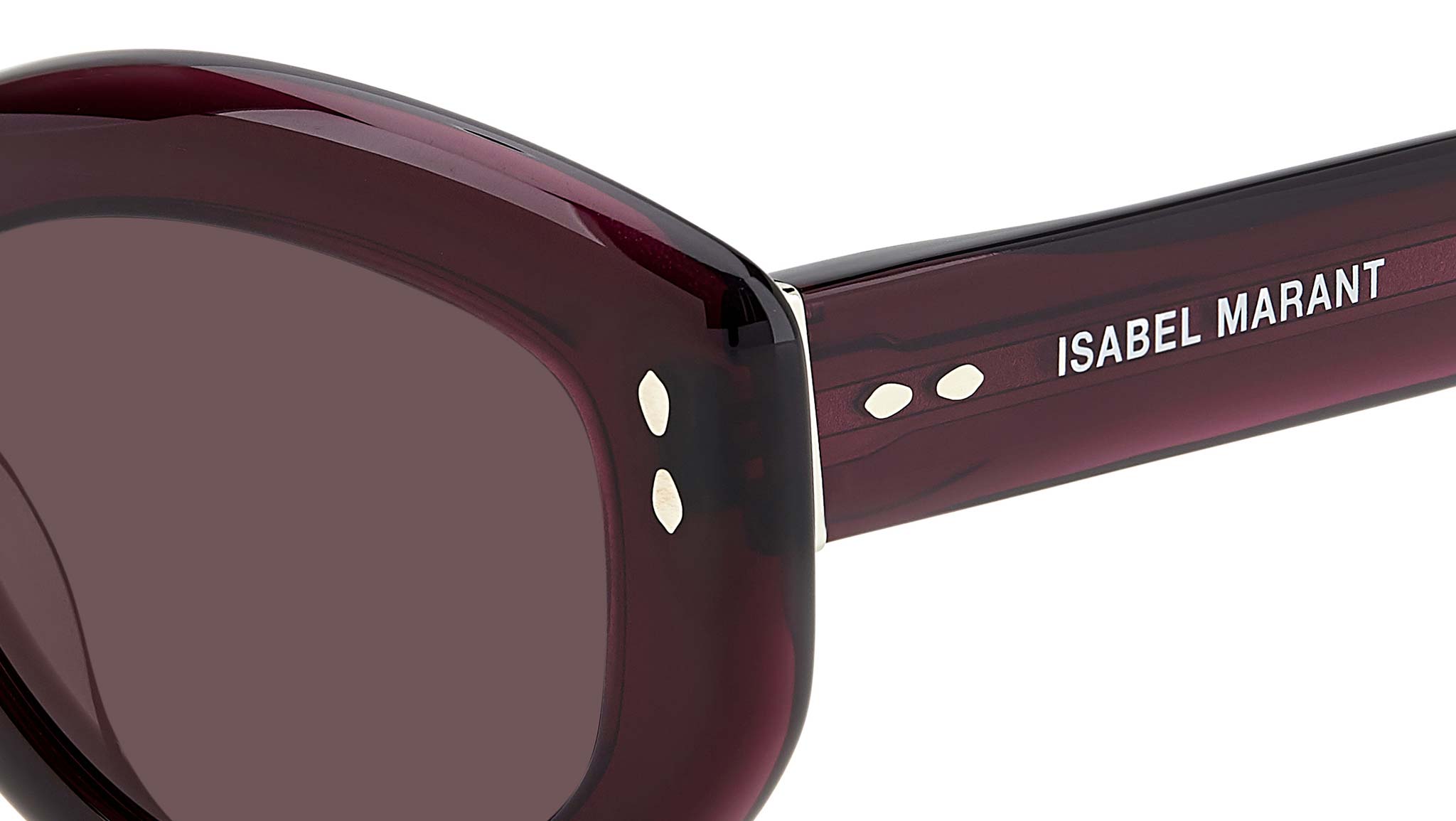 ISABEL MARANT ACETATE CAT-EYE SUNGLASSES IN PINK/PURPLE PAOLY SUNGLASSES Woman pink-grey fuchsia | ISABEL MARANT  main image 4