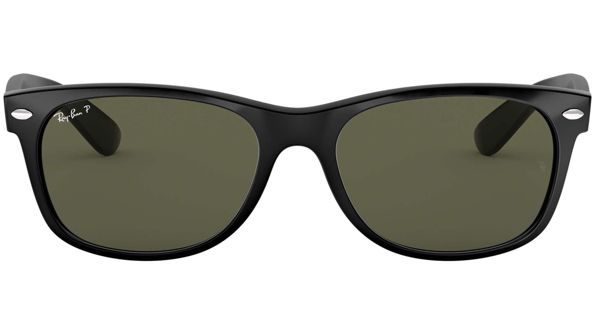 Ray-Ban RB 2132-F 901/58 58□18 140 3P Ray-Ban New Wayfarer RB2132 901/58 Black Sunglasses - eye-oo.com
