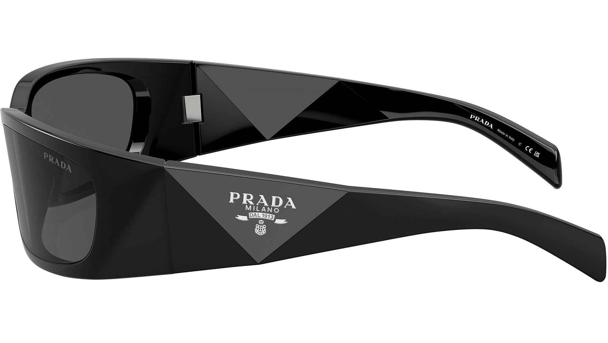 Prada PR A14S Sunglasses 1AB5S0 Black - eye-oo.com