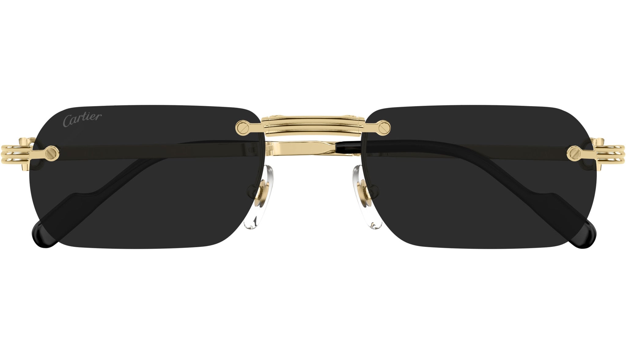 Cartier Première CT0499S Sunglasses 001 Shiny Gold - eye-oo.com