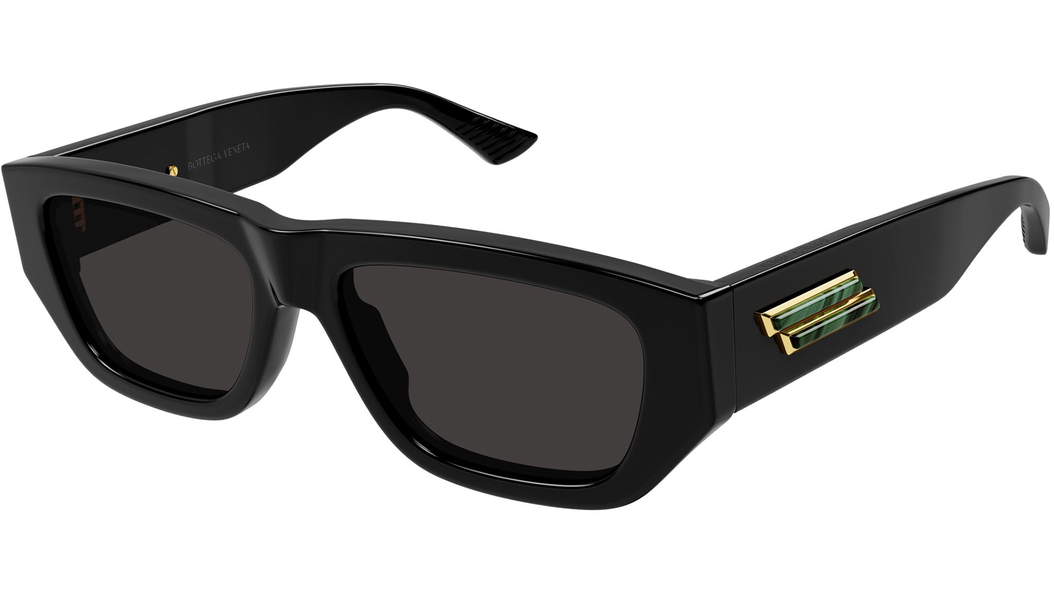 Bottega Veneta BV1252S Sunglasses 001 Black Black - eye-oo.com