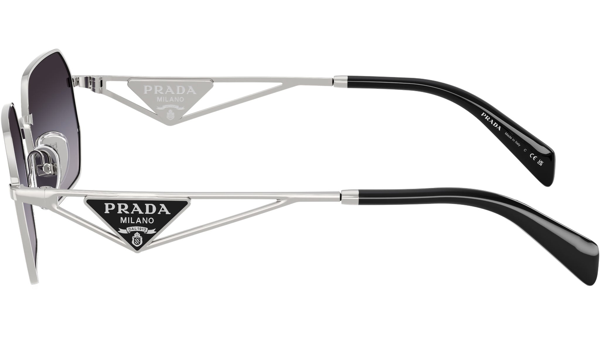 PR A51S Prada Sunglasses 1BC90A Silver - eye-oo.com