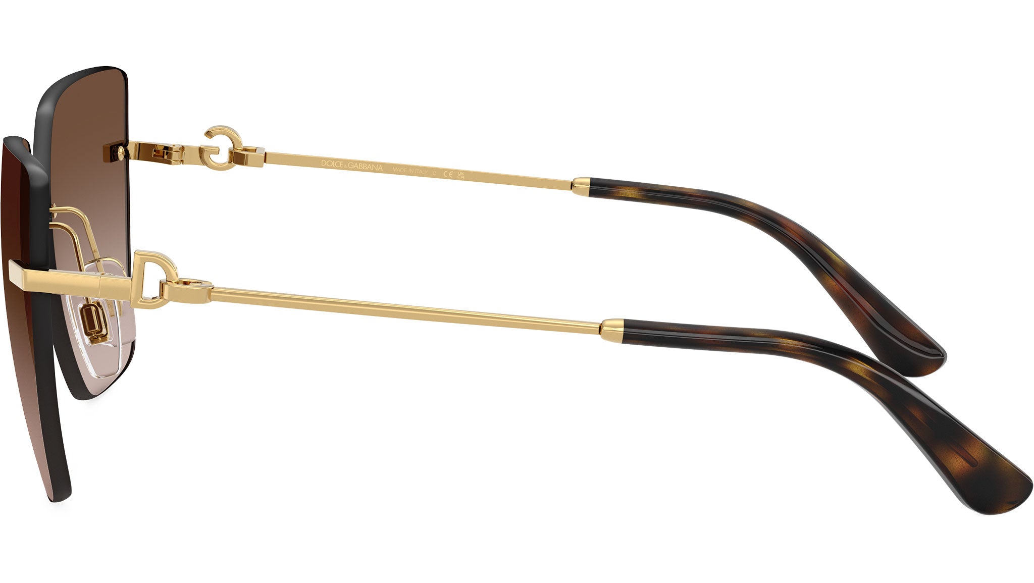 Dolce & Gabbana DG 2321 Sunglasses 02/13 Gold - eye-oo.com
