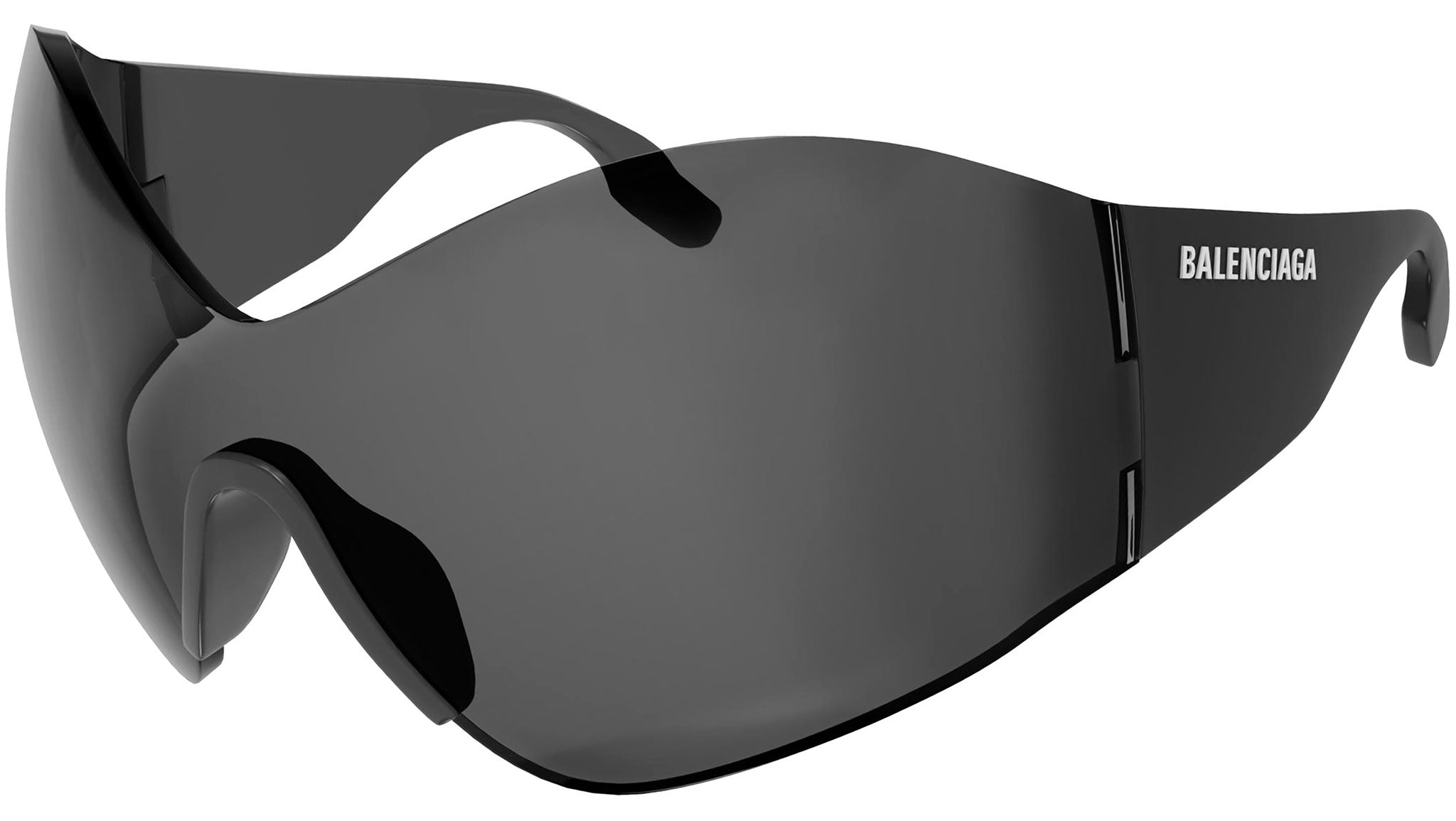 Balenciaga BB0180S 001 Dark Grey Sunglasses - eye-oo.com