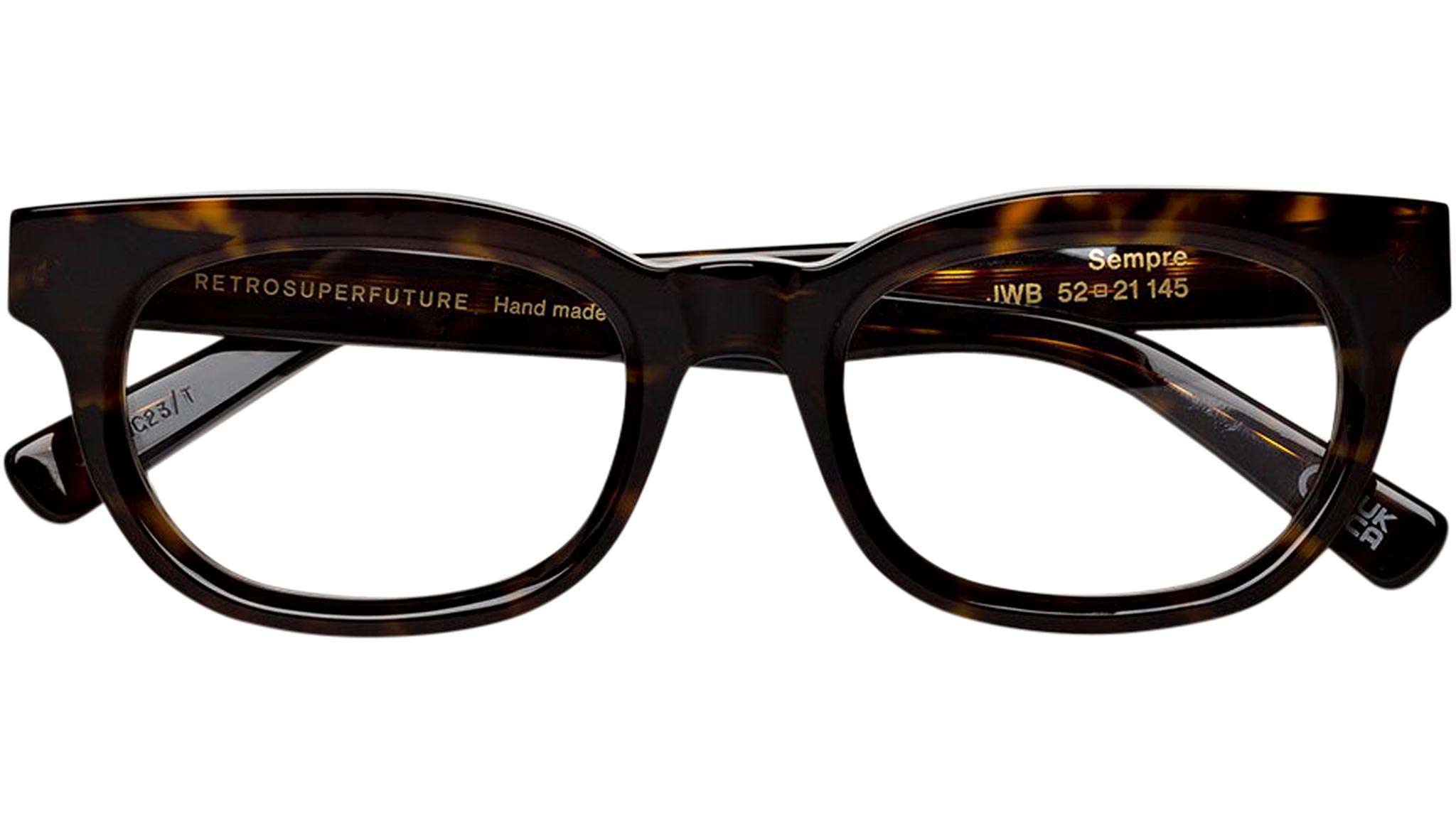 RetroSuperFuture Sempre Tortoiseshell Brown Sunglasses RETROSUPERFUTURE: Brown Vega Sunglasses | SSENSE main image 4