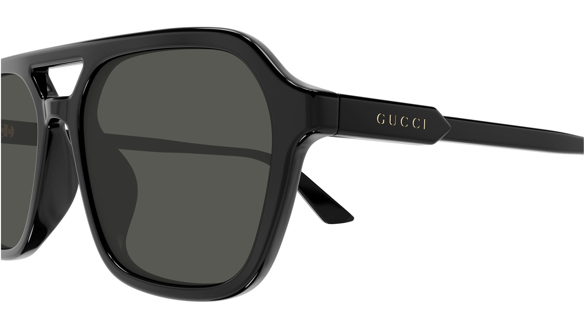 Gucci GG1823SA 001 Pilot Sunglasses Black - eye-oo.com