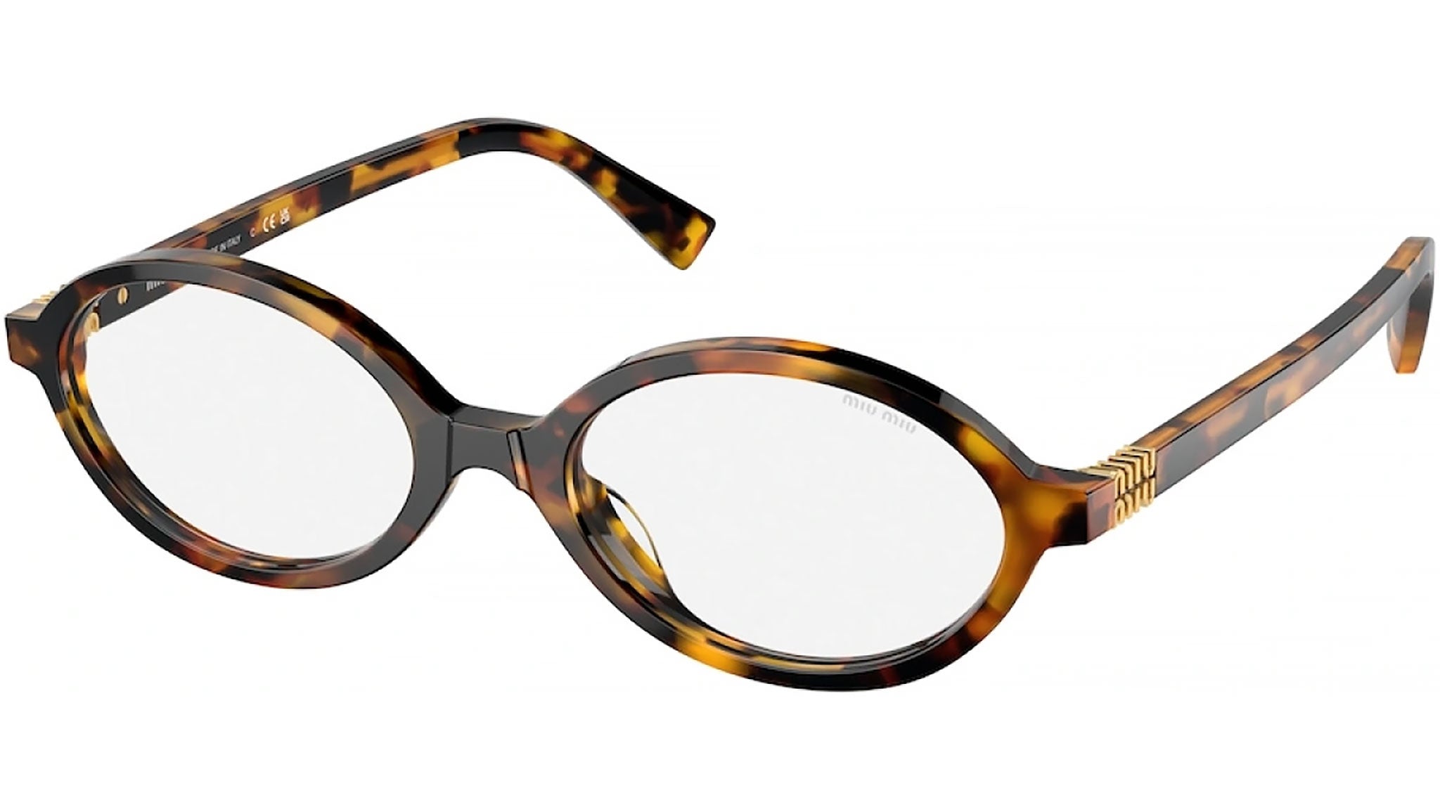 Miu Miu MU 04ZS Sunglasses VAU08N Tortoise - eye-oo.com