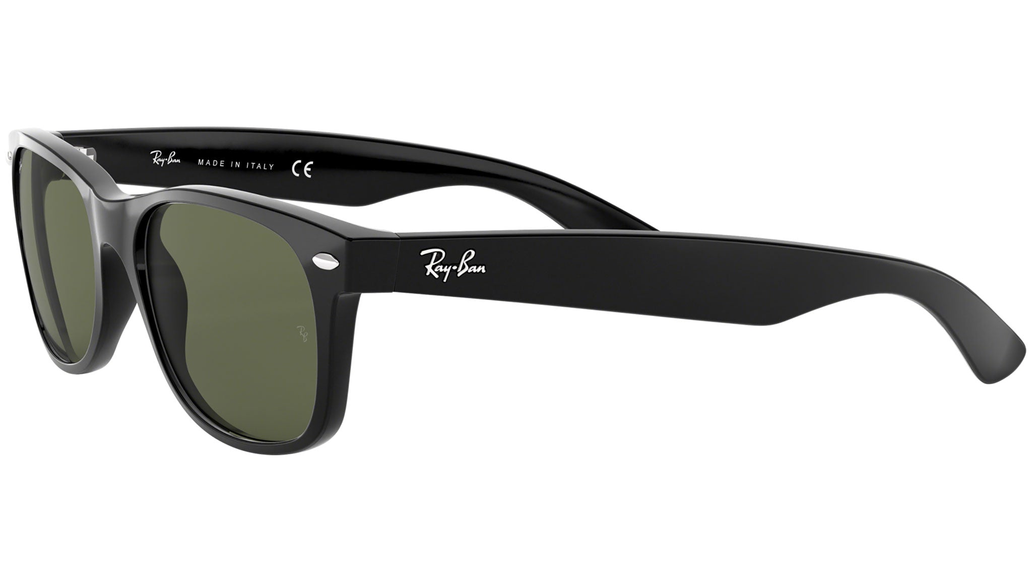 新品 未使用 Ray-Ban NEW WAYFARER RB2132F 901L Ray-Ban New Wayfarer RB2132 901 Black Sunglasses - eye-oo.com