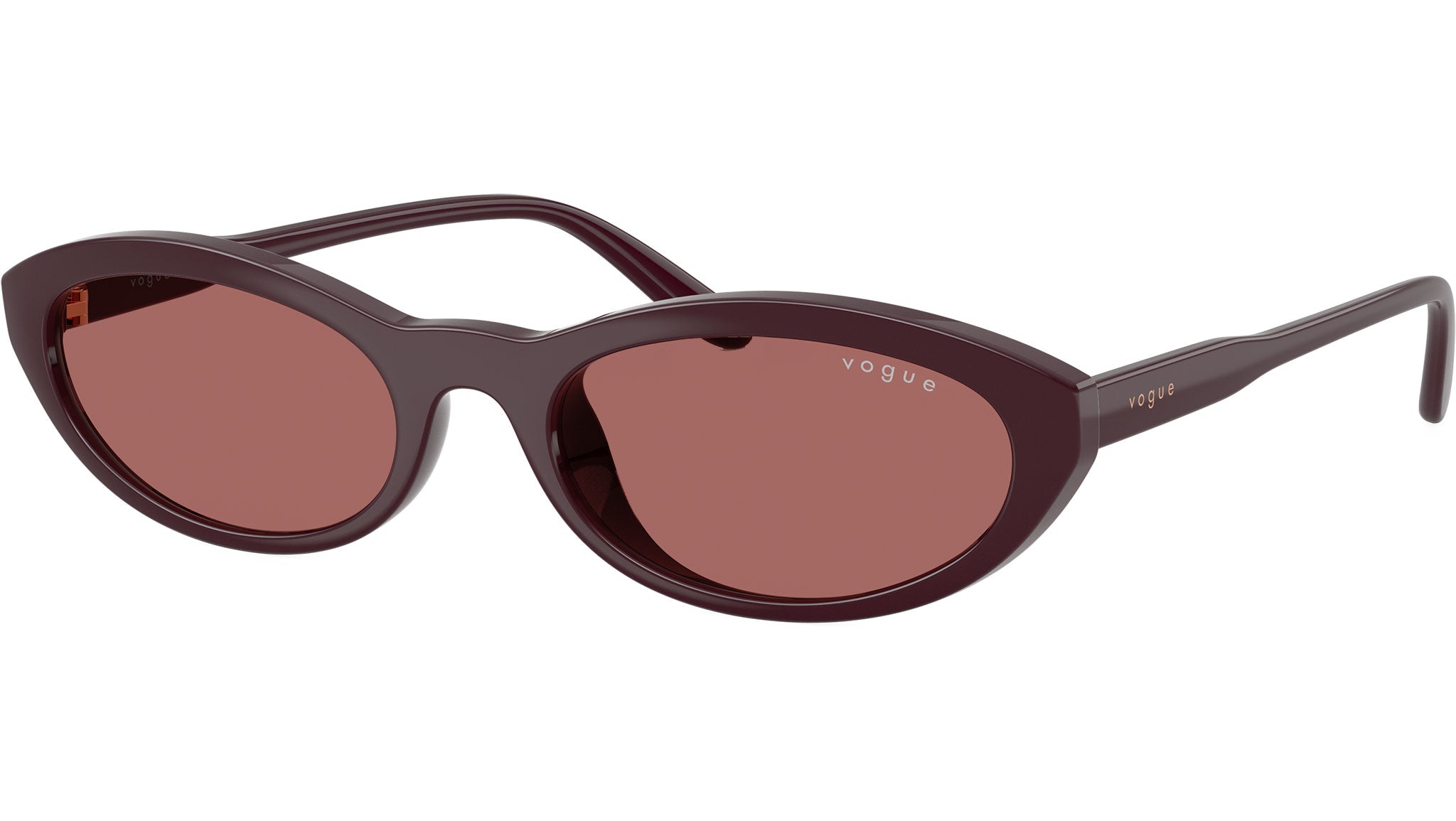 Vogue Eyewear Oval Sunglasses Full Bordeaux with UV Protection Microbag Vogue VO5697SU Sunglasses 328469 Full Bordeaux - eye-oo.com main image 2